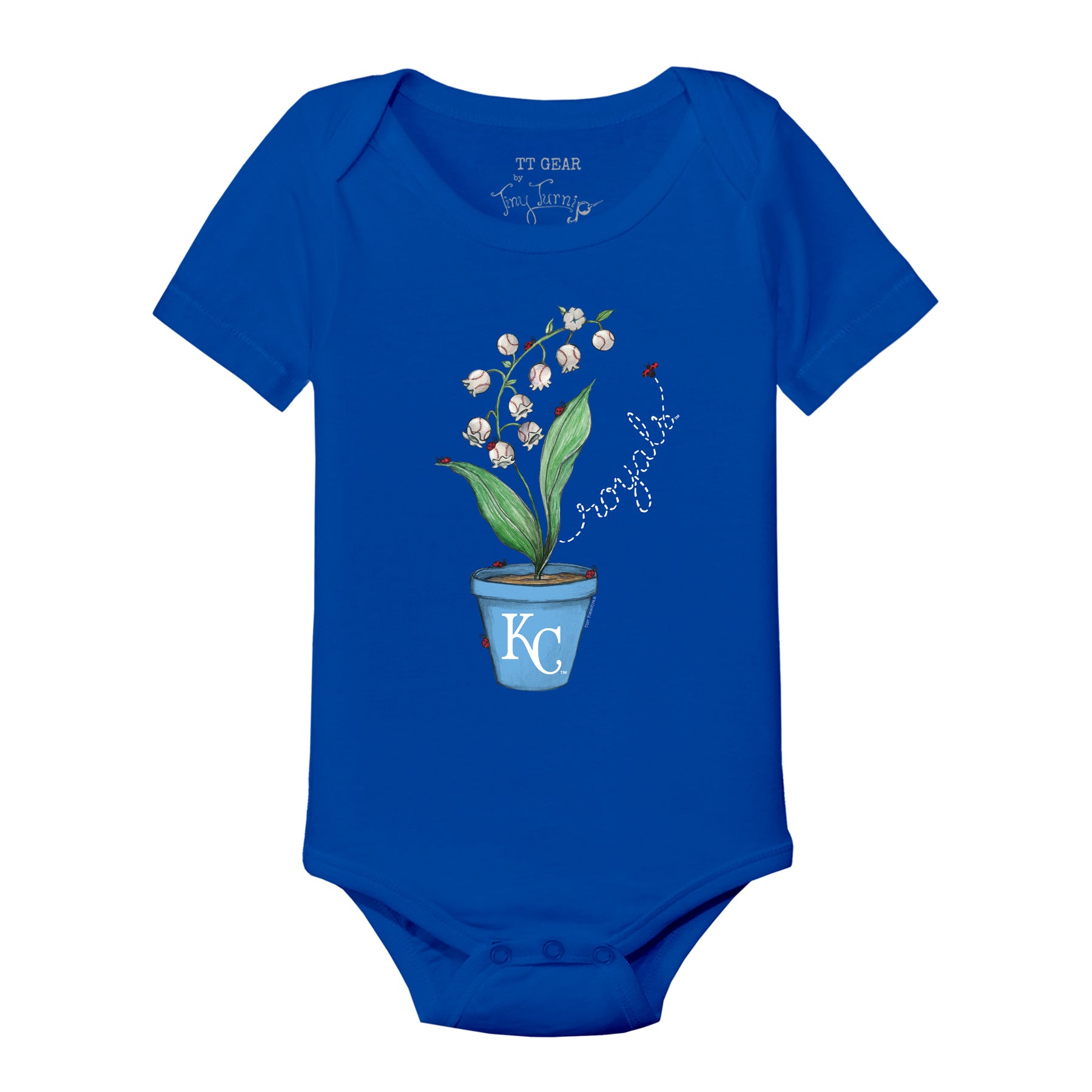 Kansas City Royals Ladybug Short Sleeve Snapper