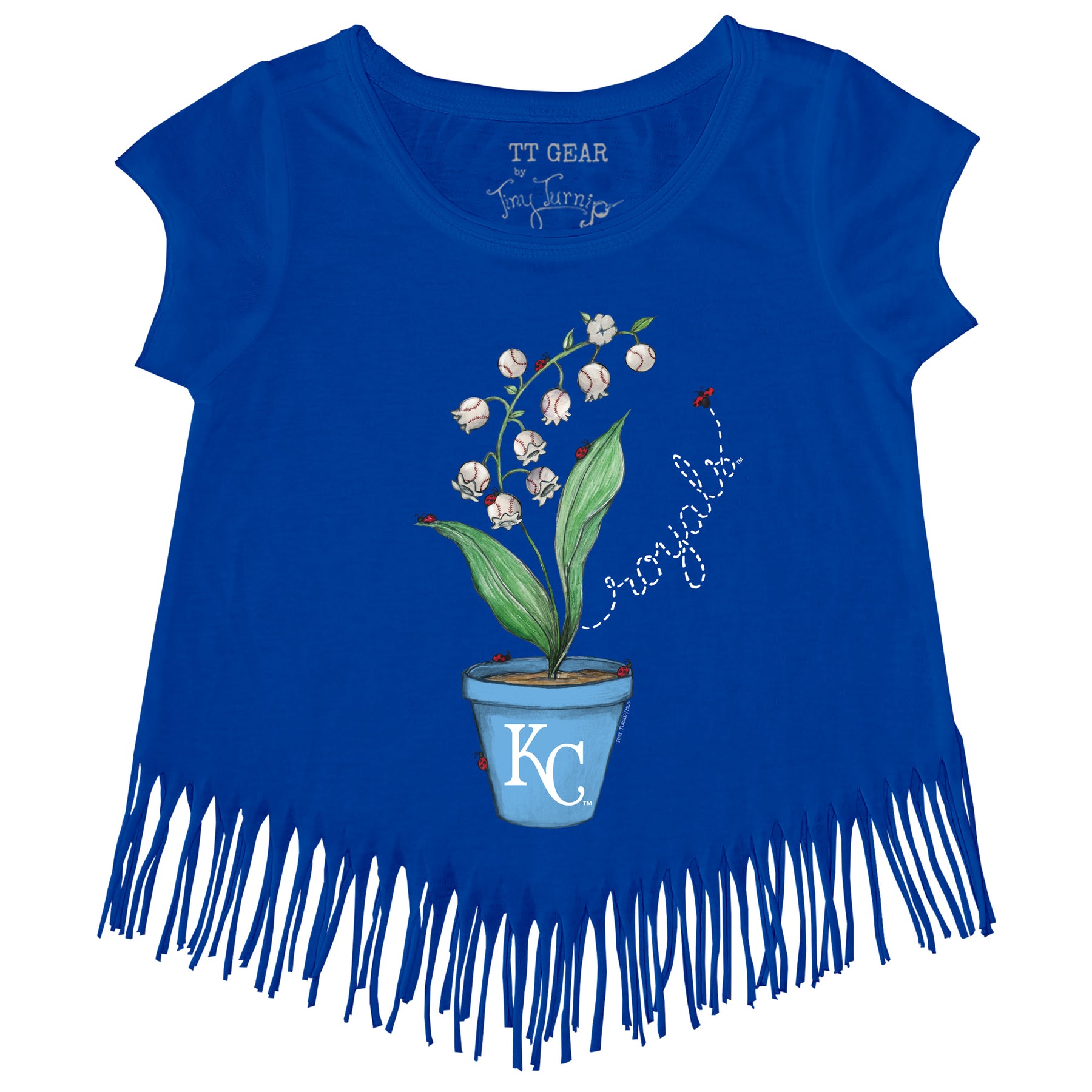 Kansas City Royals Ladybug Fringe Tee