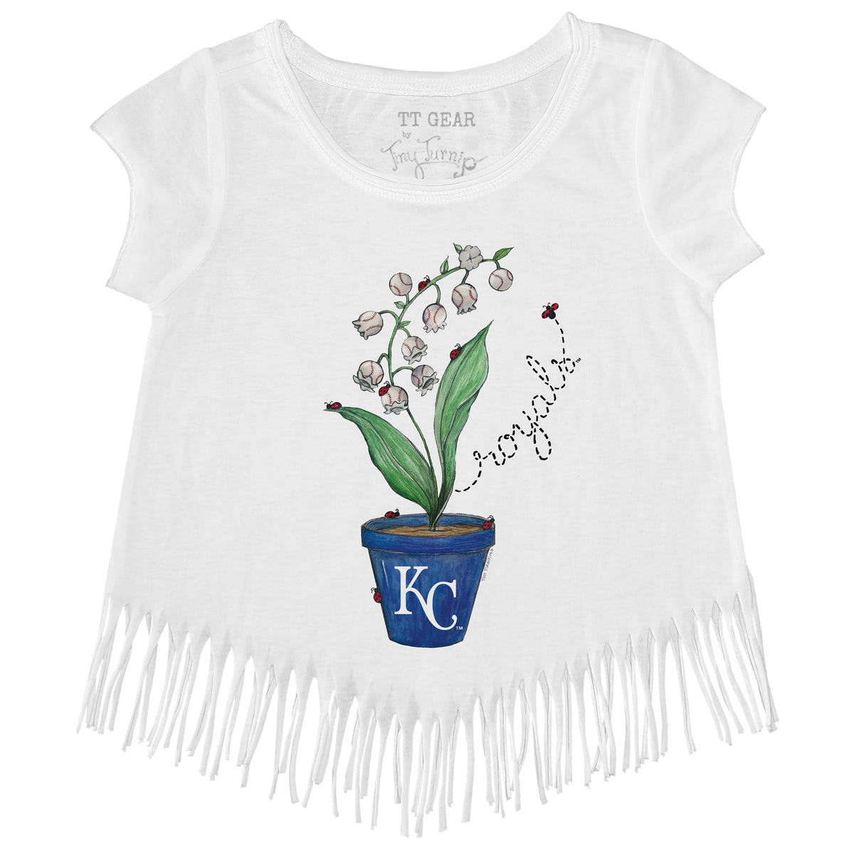 Kansas City Royals Ladybug Fringe Tee
