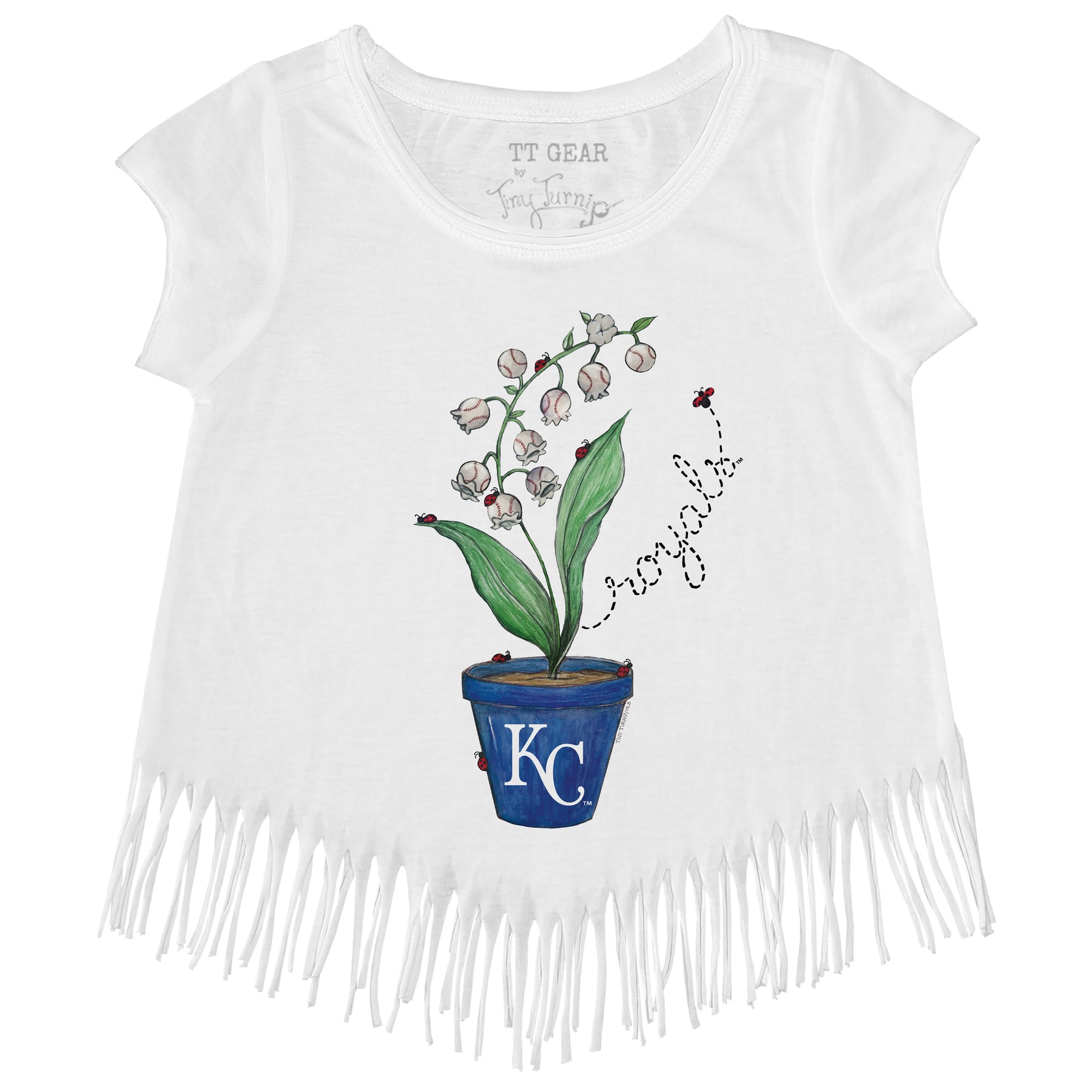 Kansas City Royals Ladybug Fringe Tee