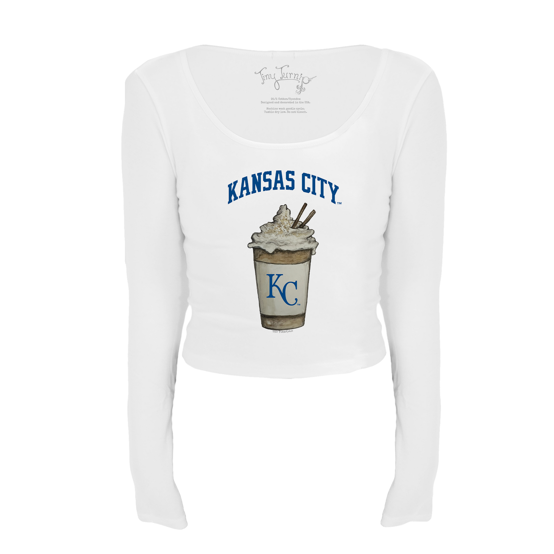 Kansas City Royals Latte Women's Lucy Long Sleeve