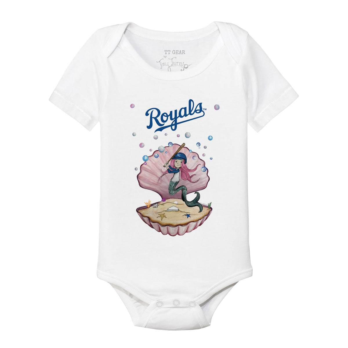 Kansas City Royals Mermaid Short Sleeve Snapper
