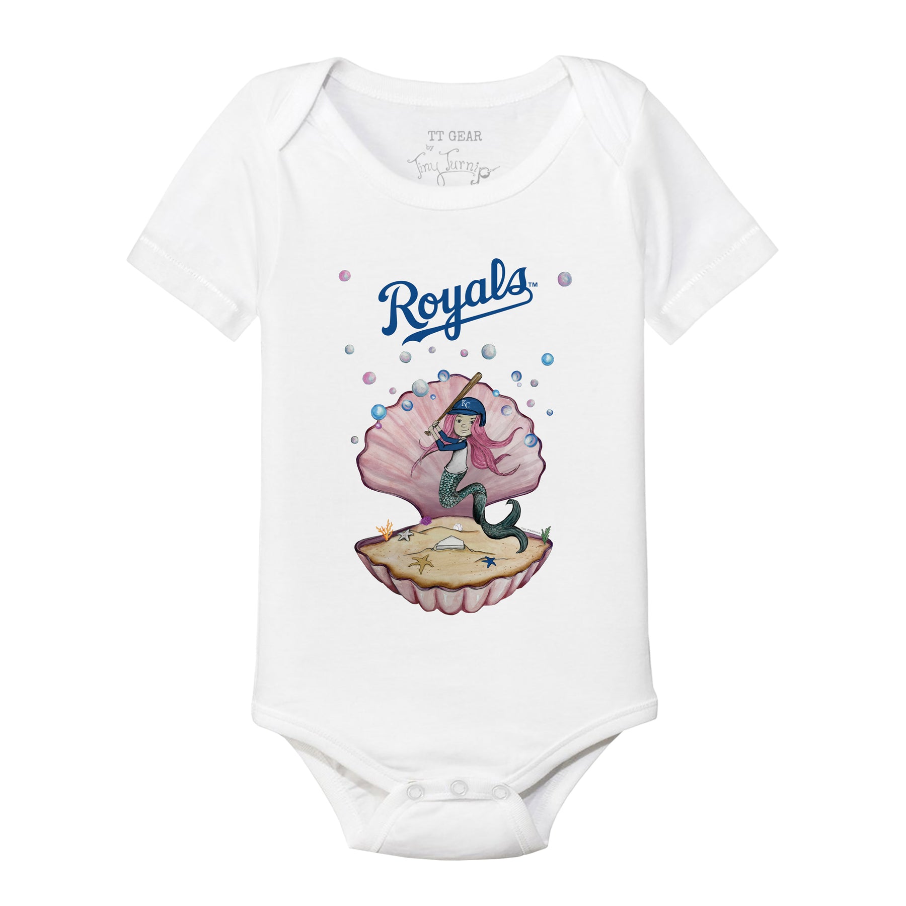 Kansas City Royals Mermaid Short Sleeve Snapper