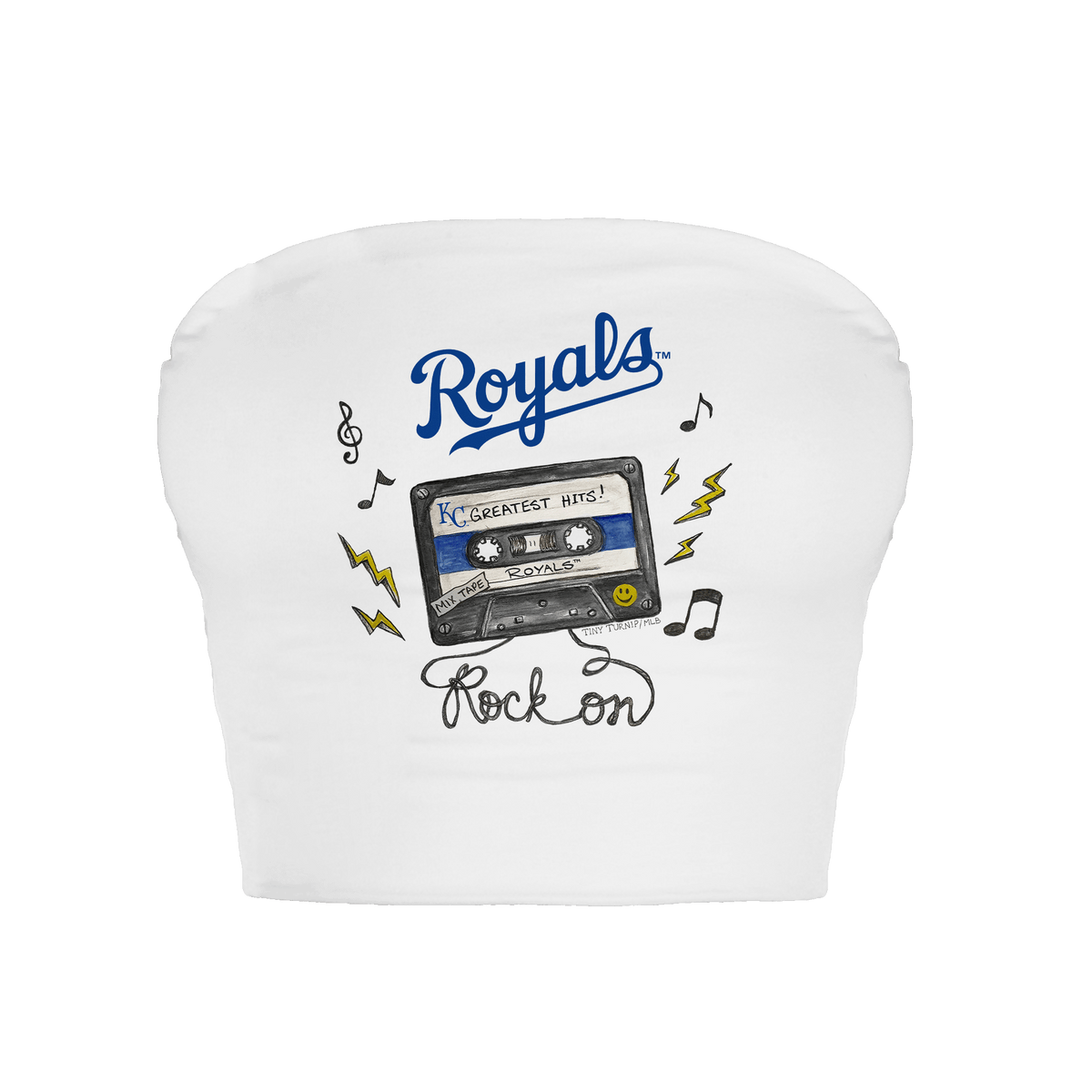 Kansas City Royals Mixtape Crop Tube Top