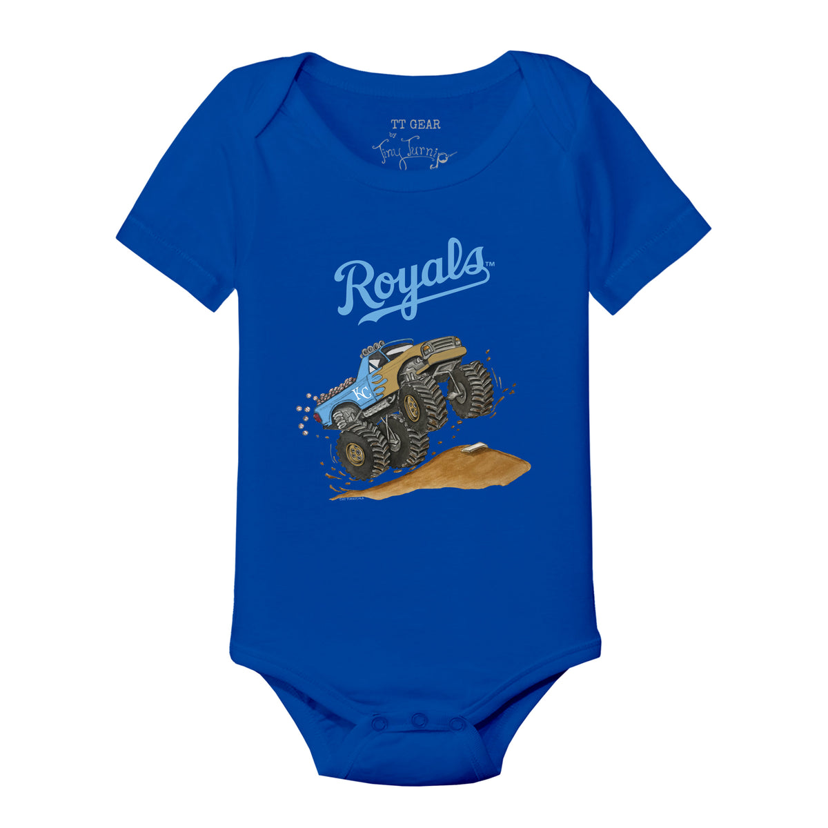 Kansas City Royals Monster Truck Short Sleeve Snapper