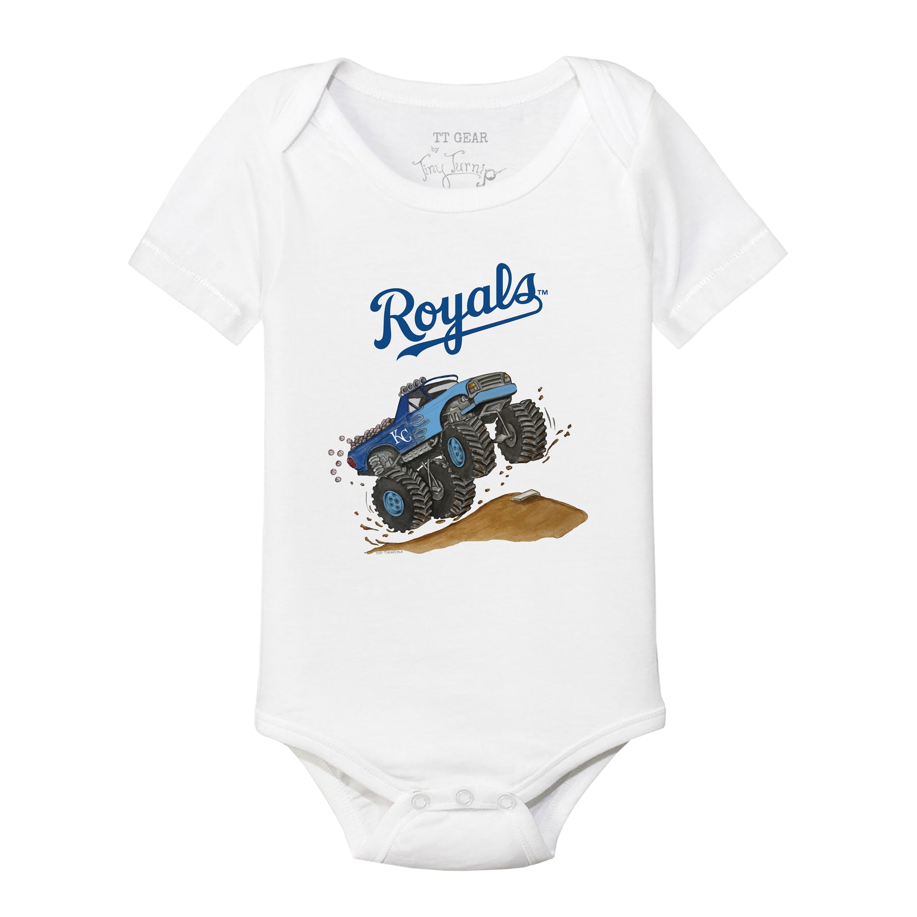 Kansas City Royals Monster Truck Short Sleeve Snapper