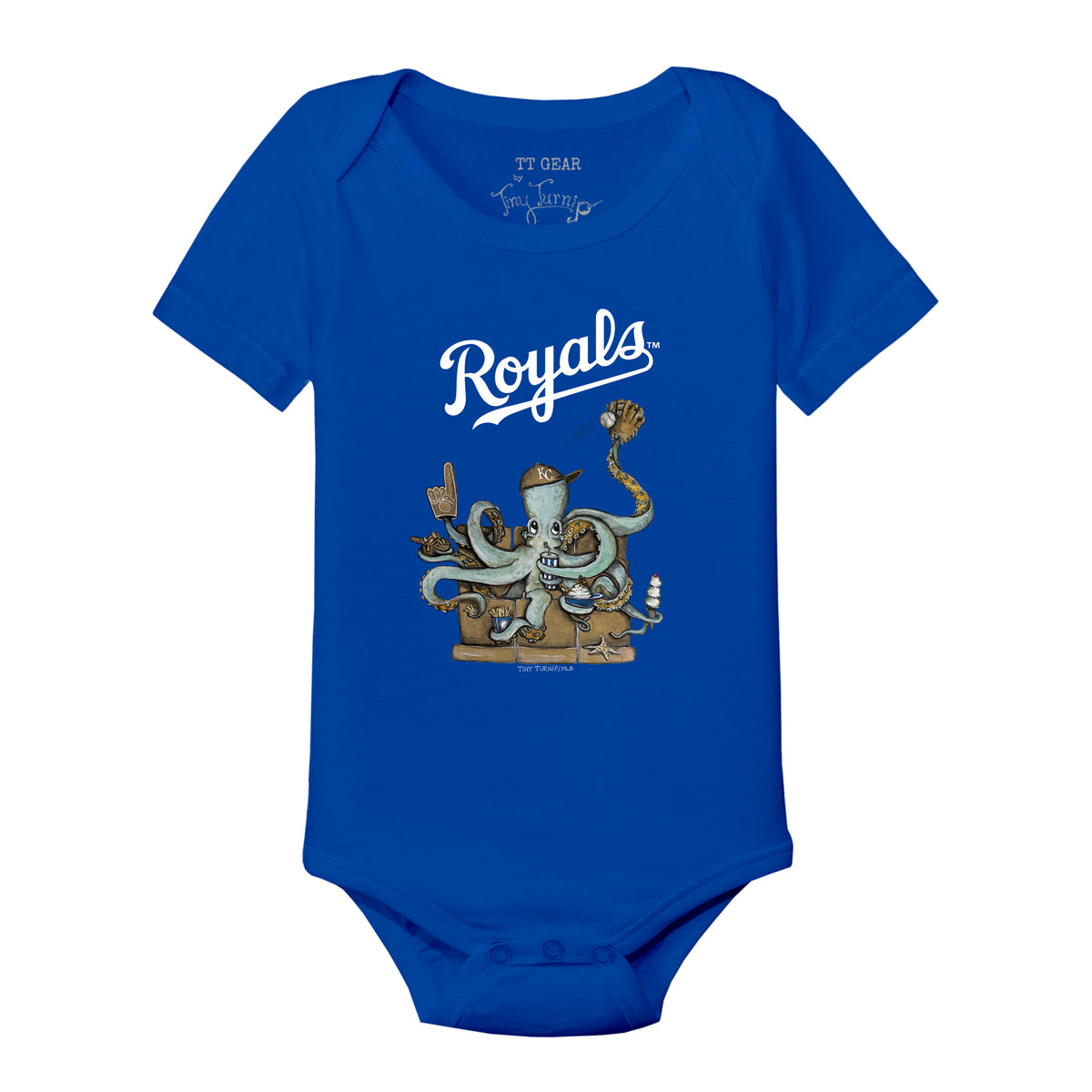 Kansas City Royals Octopus Short Sleeve Snapper