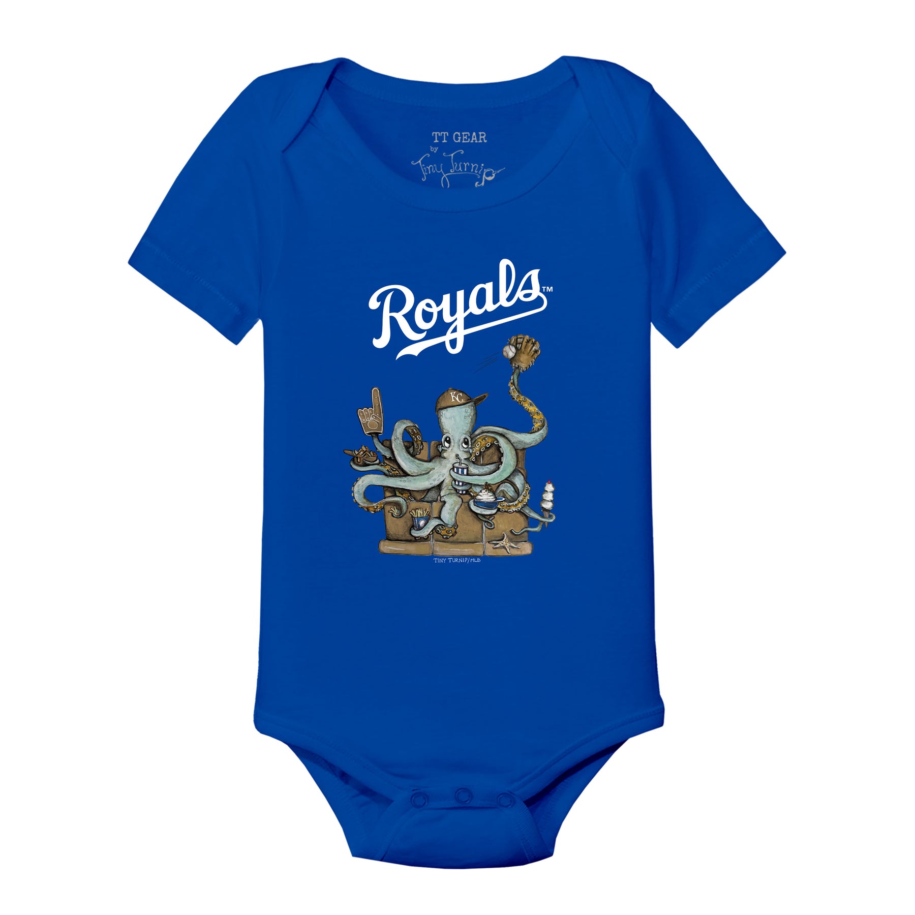 Kansas City Royals Octopus Short Sleeve Snapper