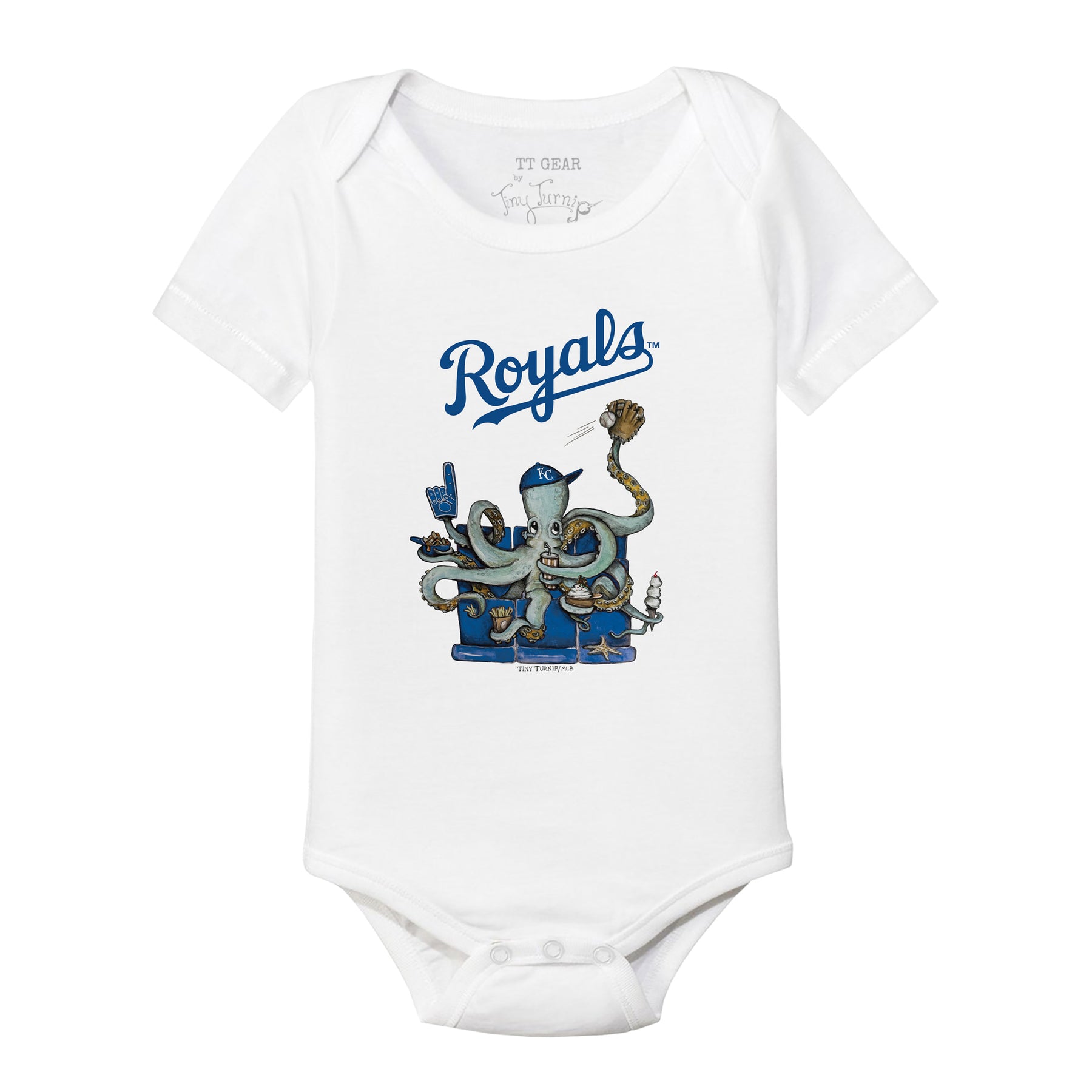 Kansas City Royals Octopus Short Sleeve Snapper