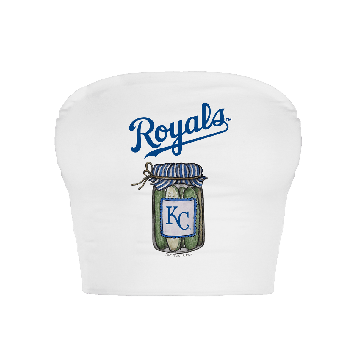 Kansas City Royals Pickle Jar Crop Tube Top