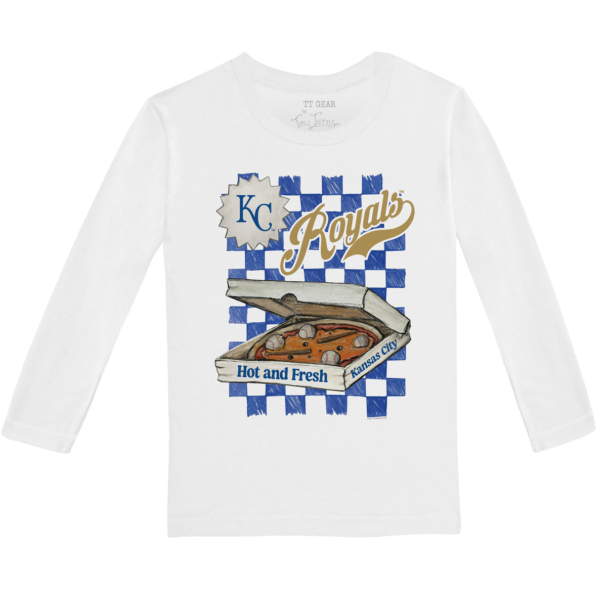 Kansas City Royals Pizza Long-Sleeve Tee Shirt
