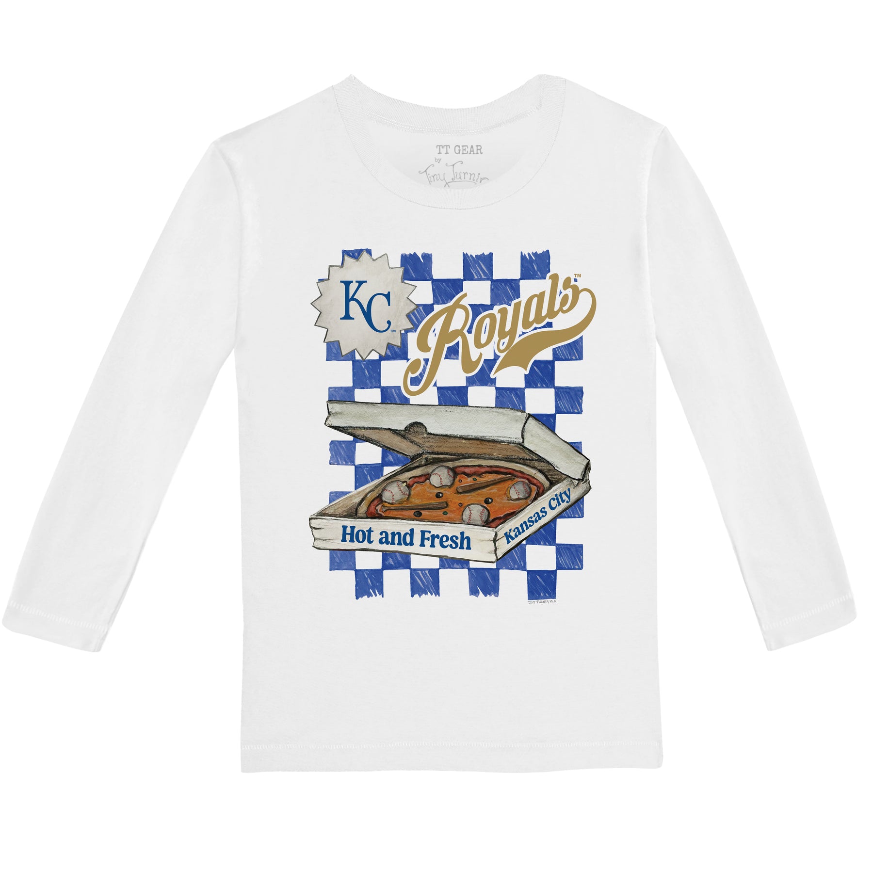 Kansas City Royals Pizza Long-Sleeve Tee Shirt