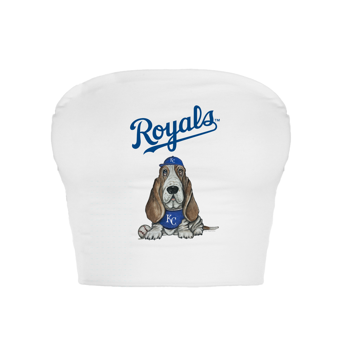 Kansas City Royals Puddy Crop Tube Top - Tiny Turnip