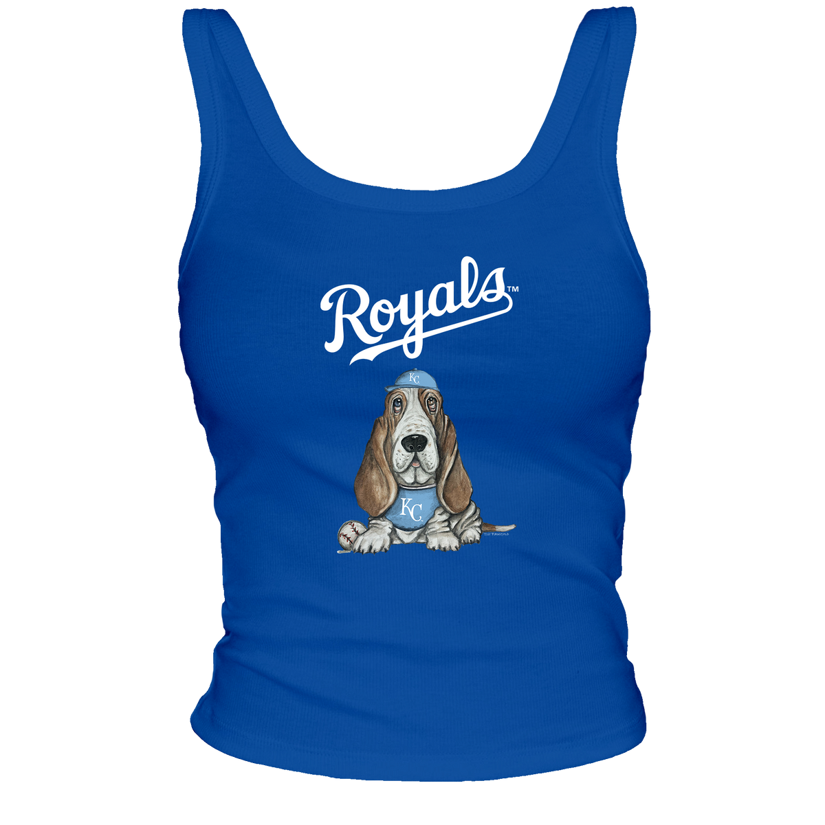 Kansas City Royals Puddy Ribbed Tank - Tiny Turnip