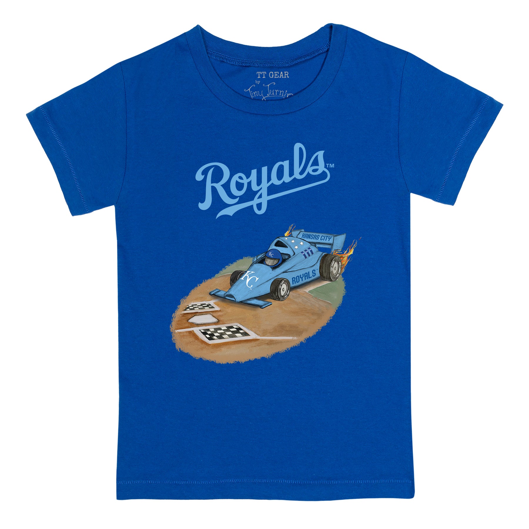 Kansas City Royals Race Car Tee Shirt