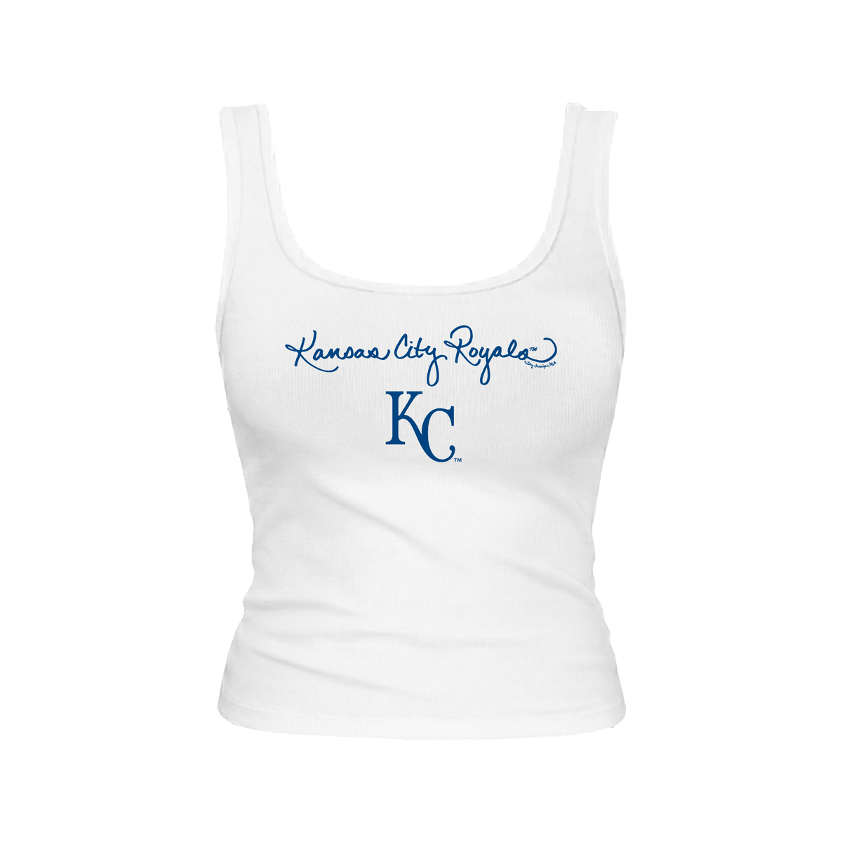 Kansas City Royals Logo Script Emmy Tank