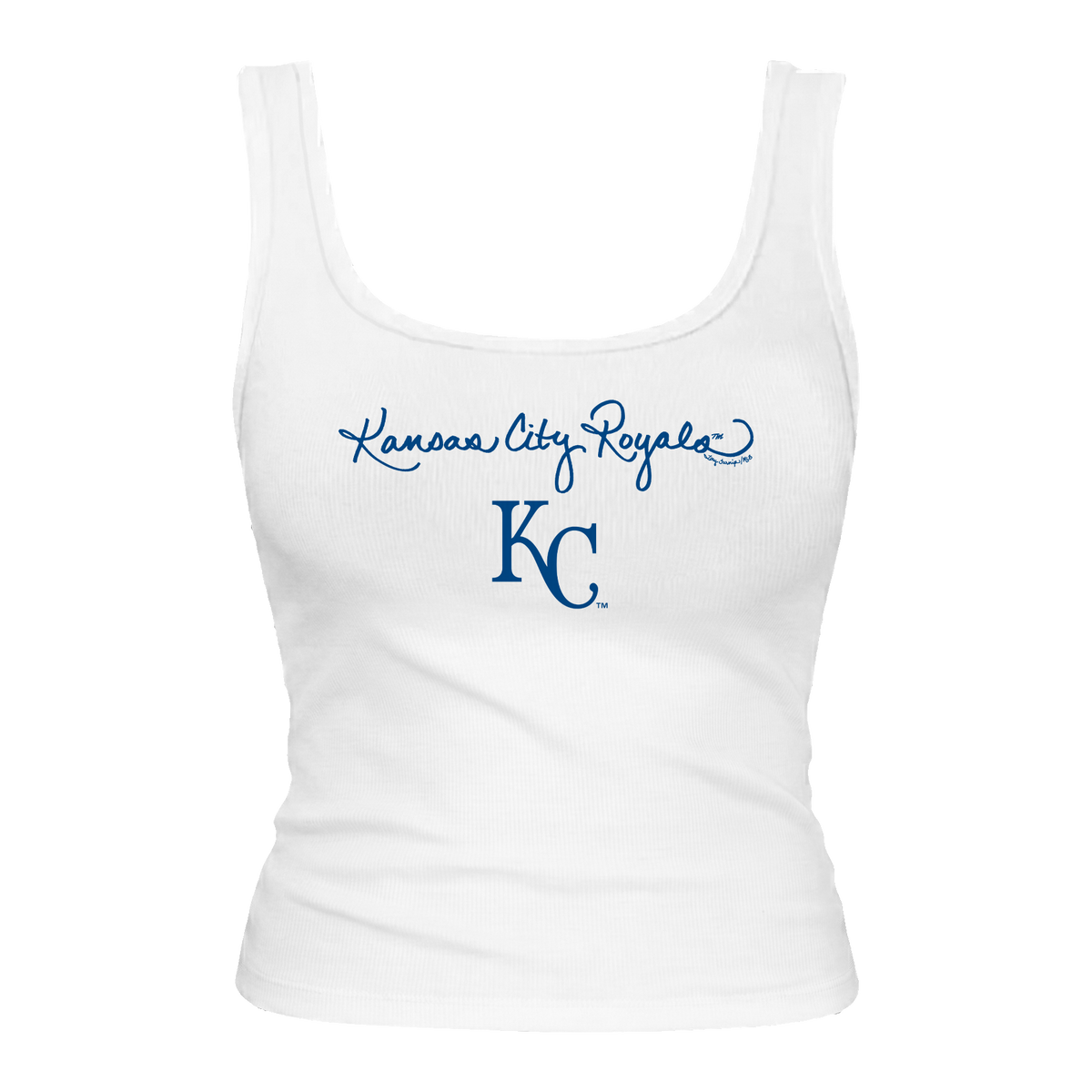 Kansas City Royals Logo Script Emmy Tank