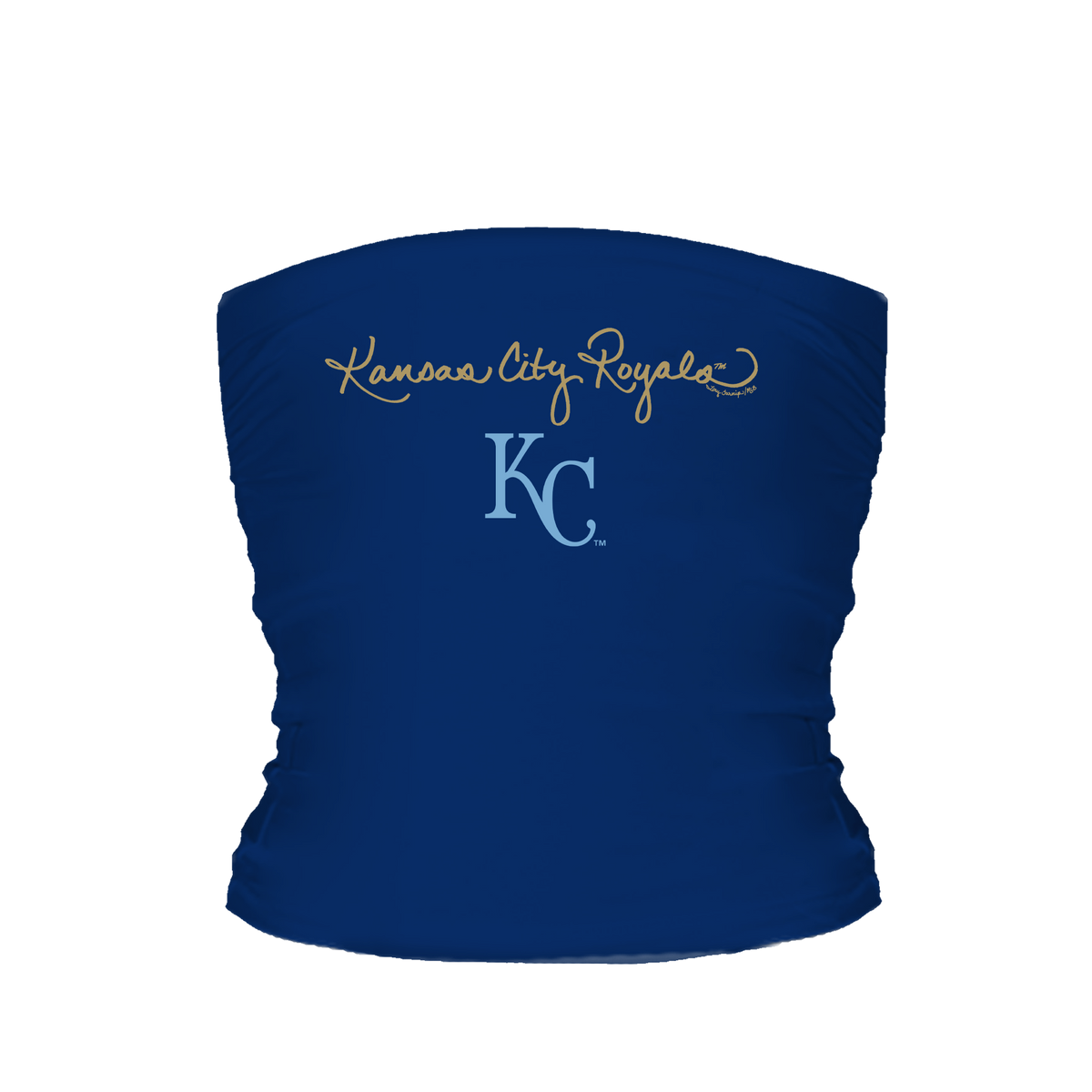 Kansas City Royals Logo Script Tube Top - Tiny Turnip