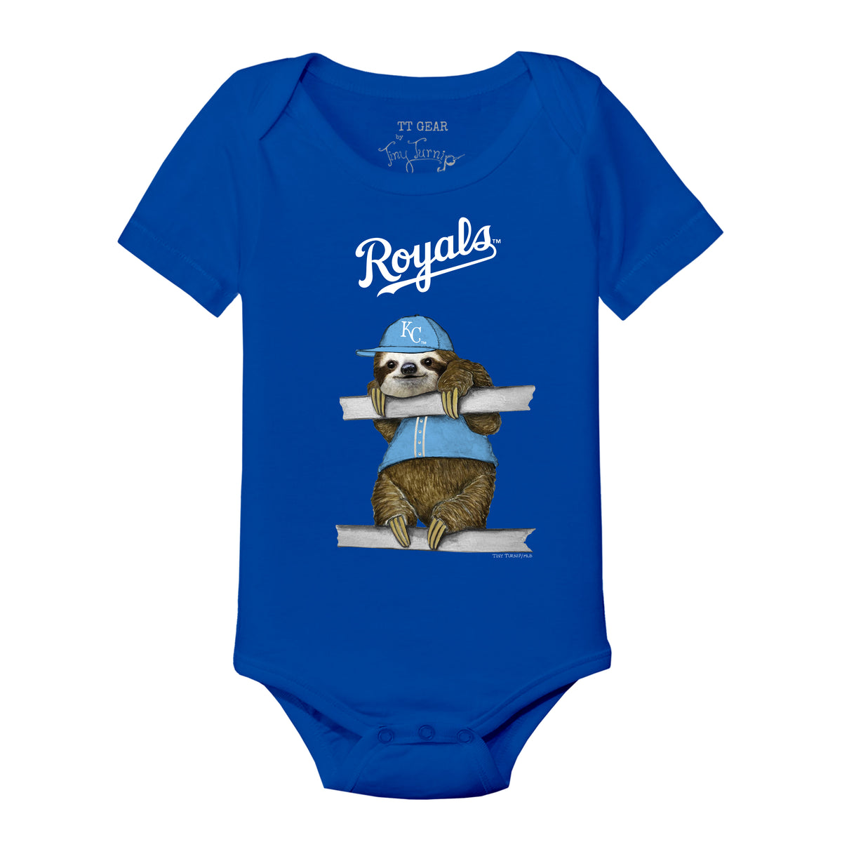 Kansas City Royals Sloth Short Sleeve Snapper