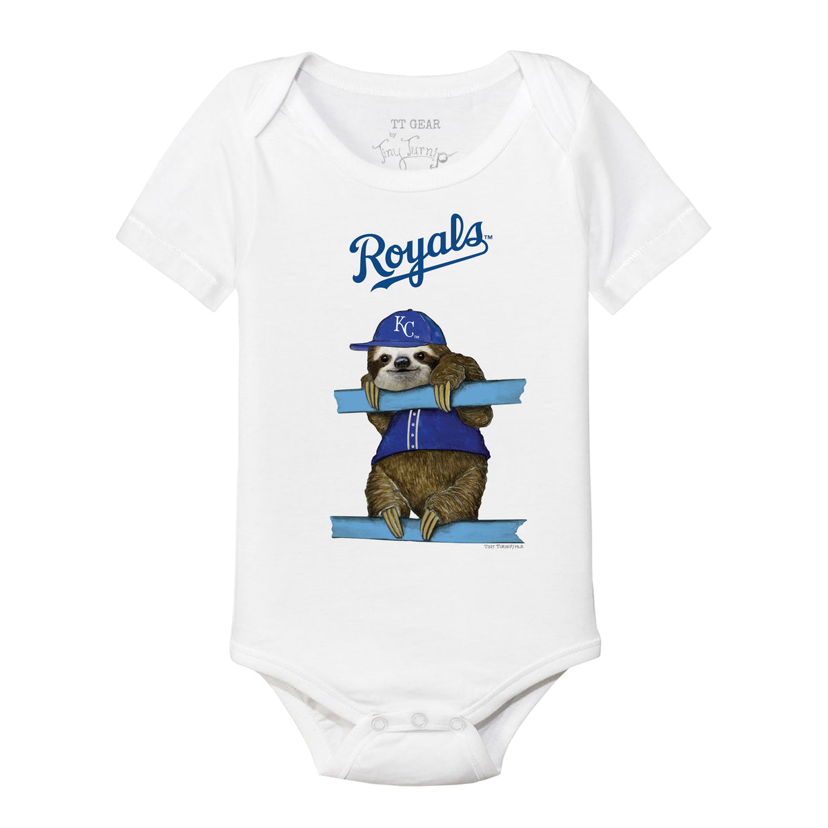 Kansas City Royals Sloth Short Sleeve Snapper