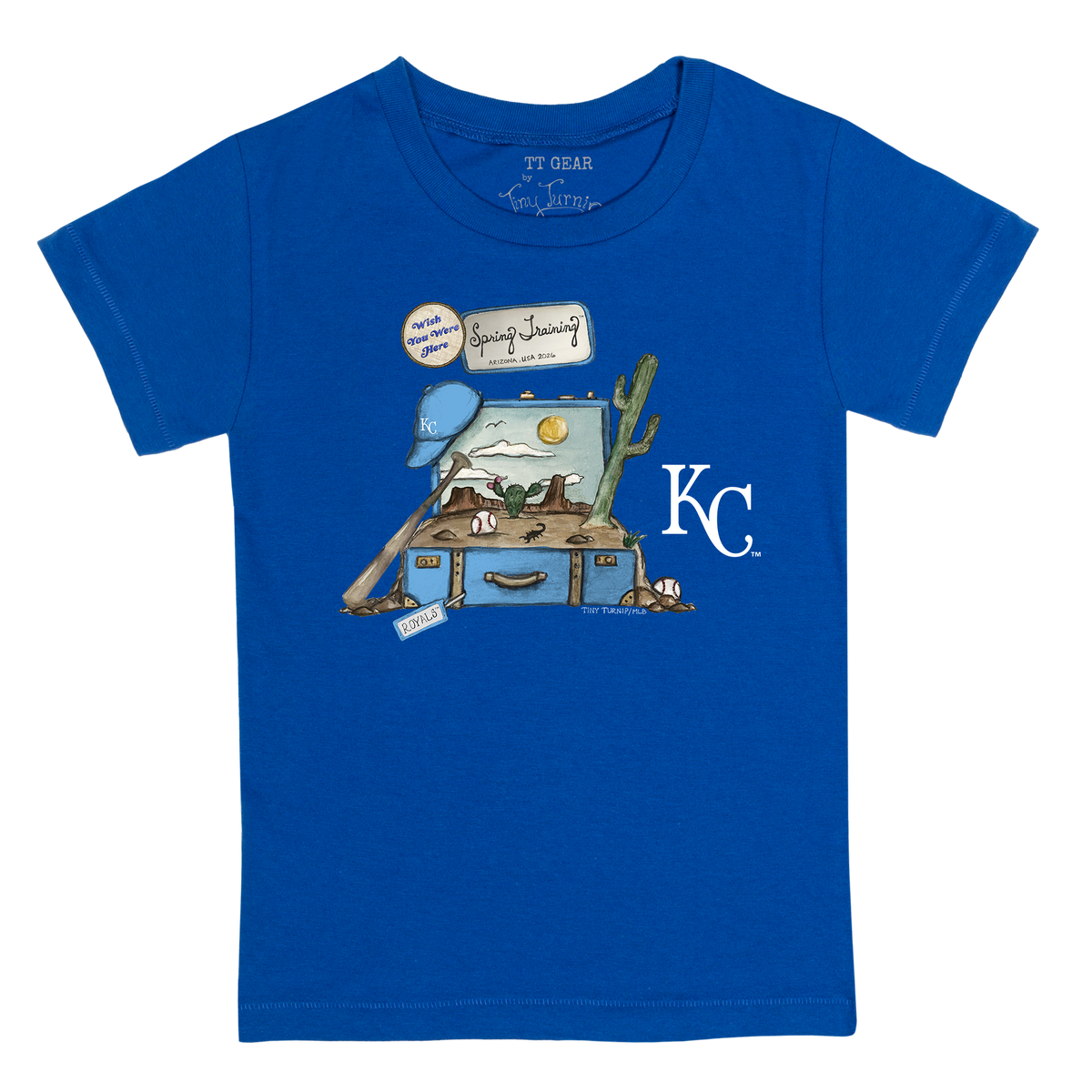 Kansas City Royals Spring Training 2026 Kid's Tee Shirt - Tiny Turnip