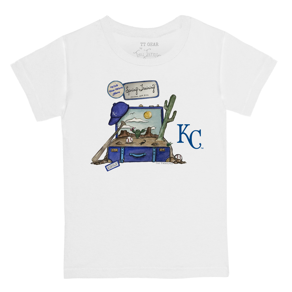 Kansas City Royals Spring Training 2026 Kid's Tee Shirt - Tiny Turnip