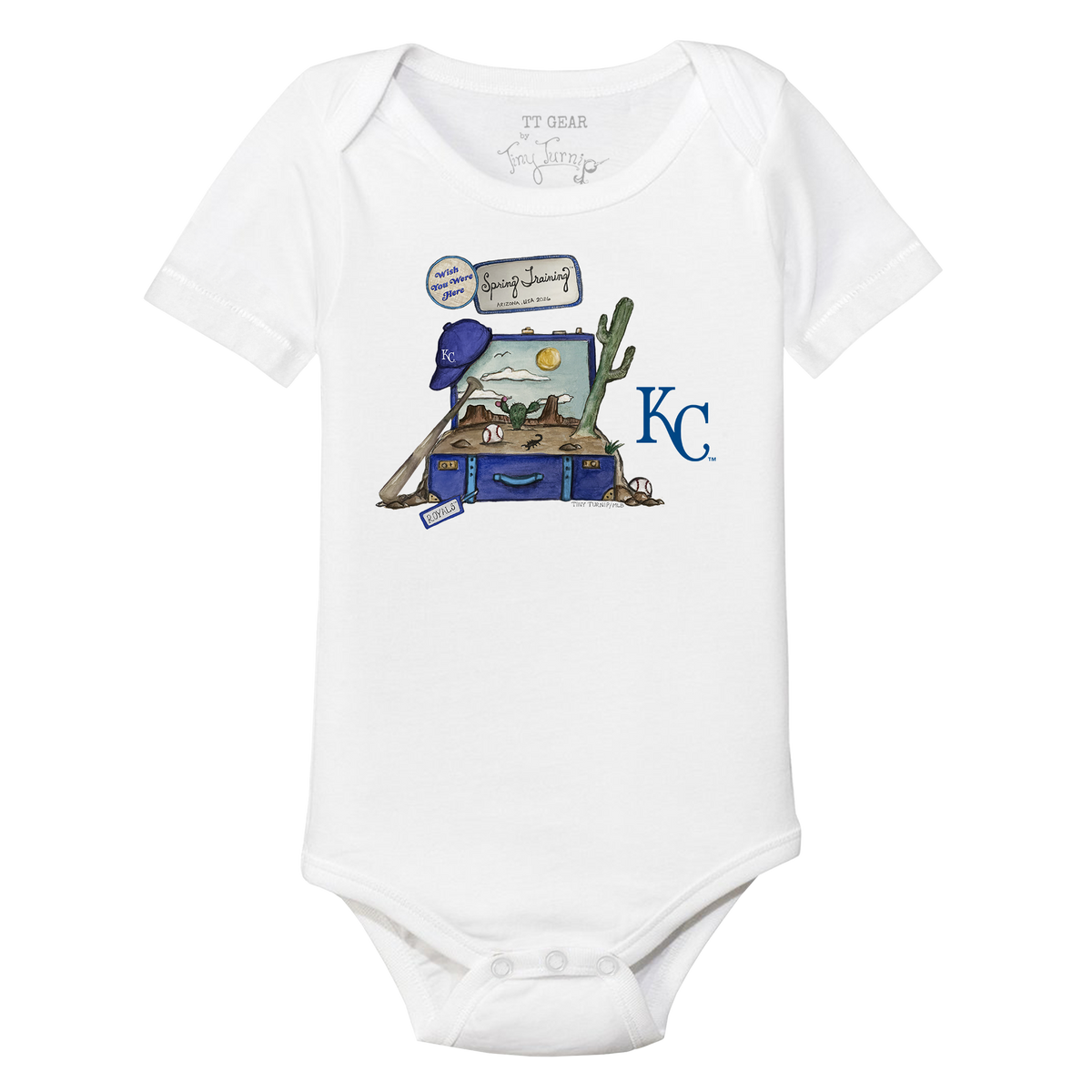 Kansas City Royals Spring Training 2026 Short Sleeve Snapper - Tiny Turnip