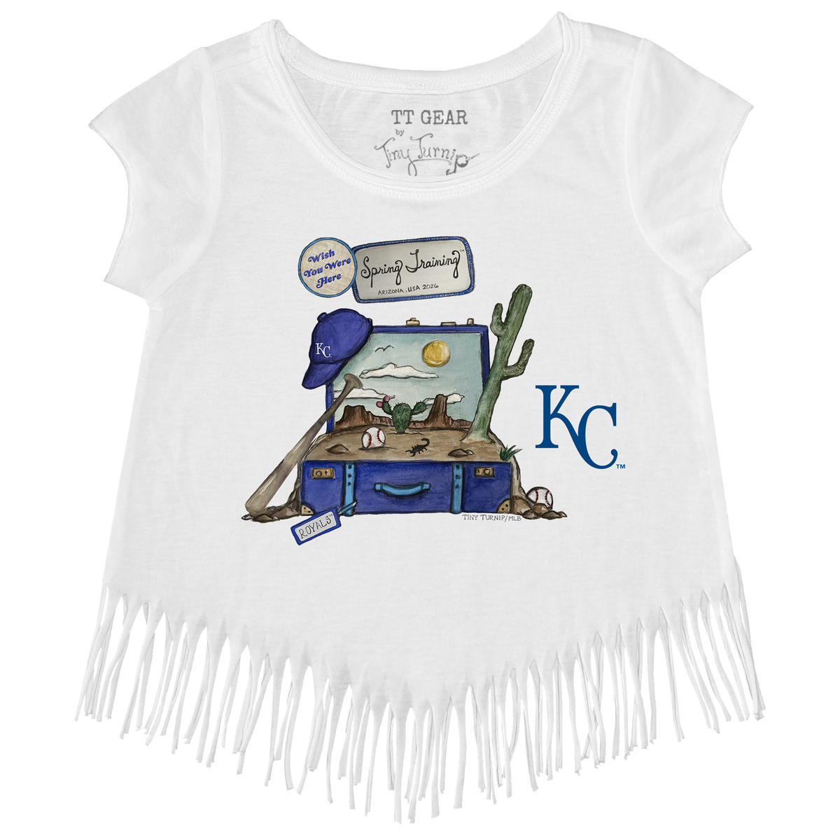 Kansas City Royals Spring Training 2026 Fringe Tee - Tiny Turnip