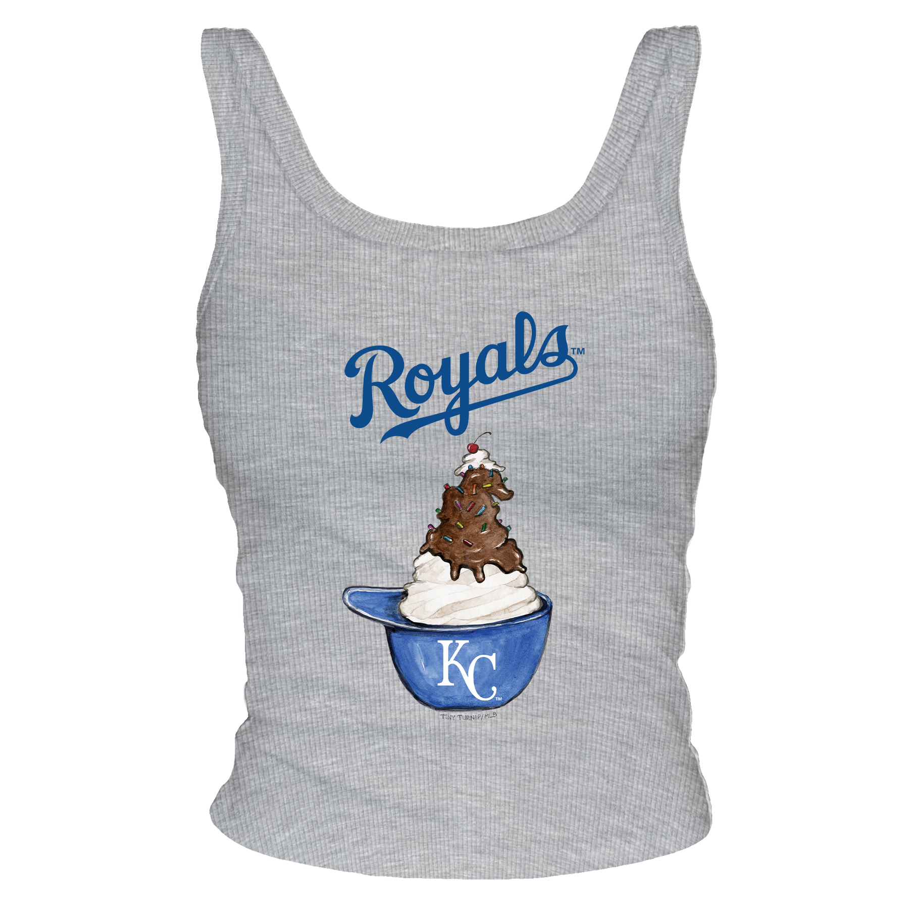 Kansas City Royals Sundae Helmet Ribbed Tank