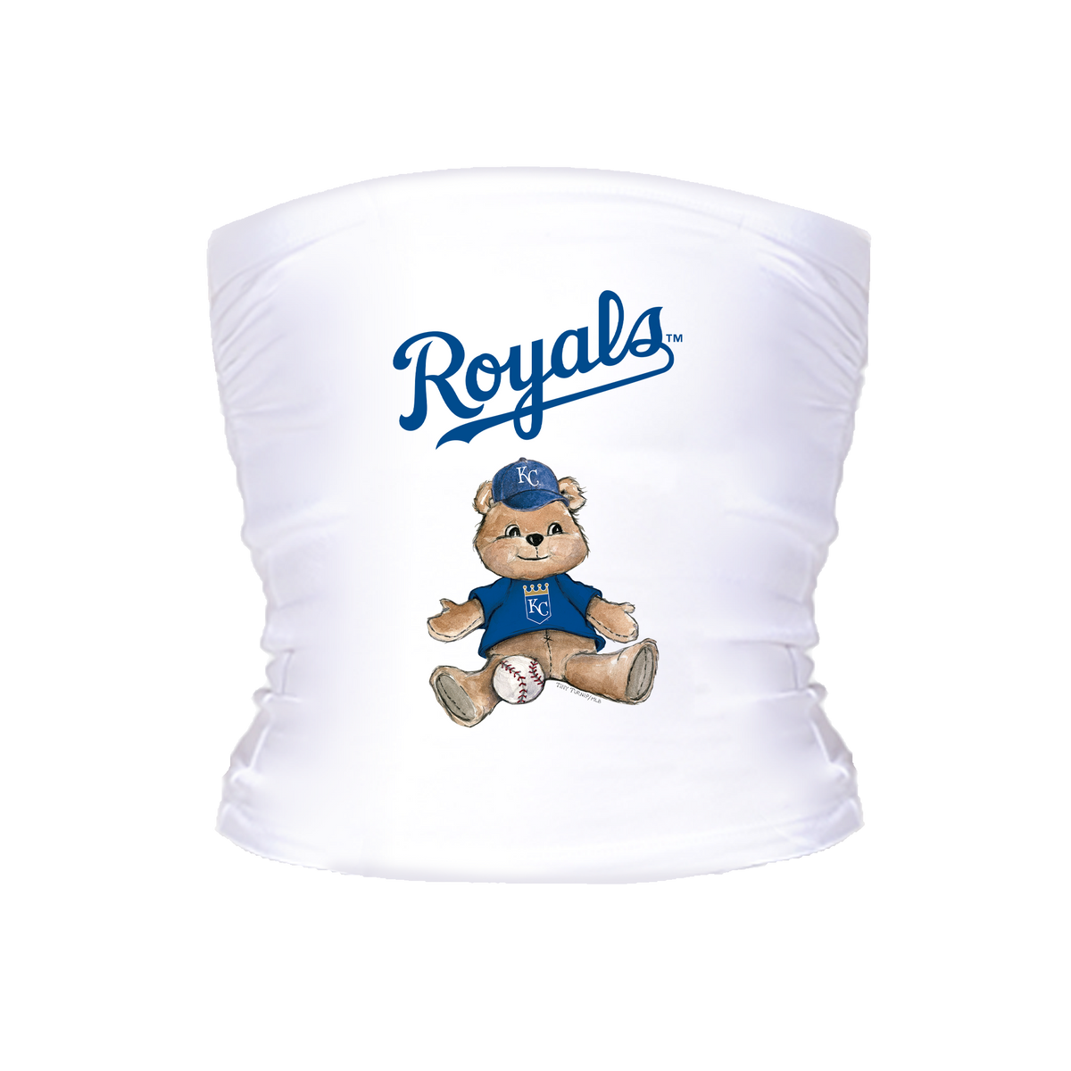 Kansas City Royals Teddy Tube Top - Tiny Turnip