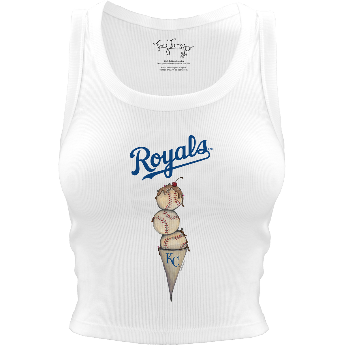 Kansas City Royals Triple Scoop Crop Tank