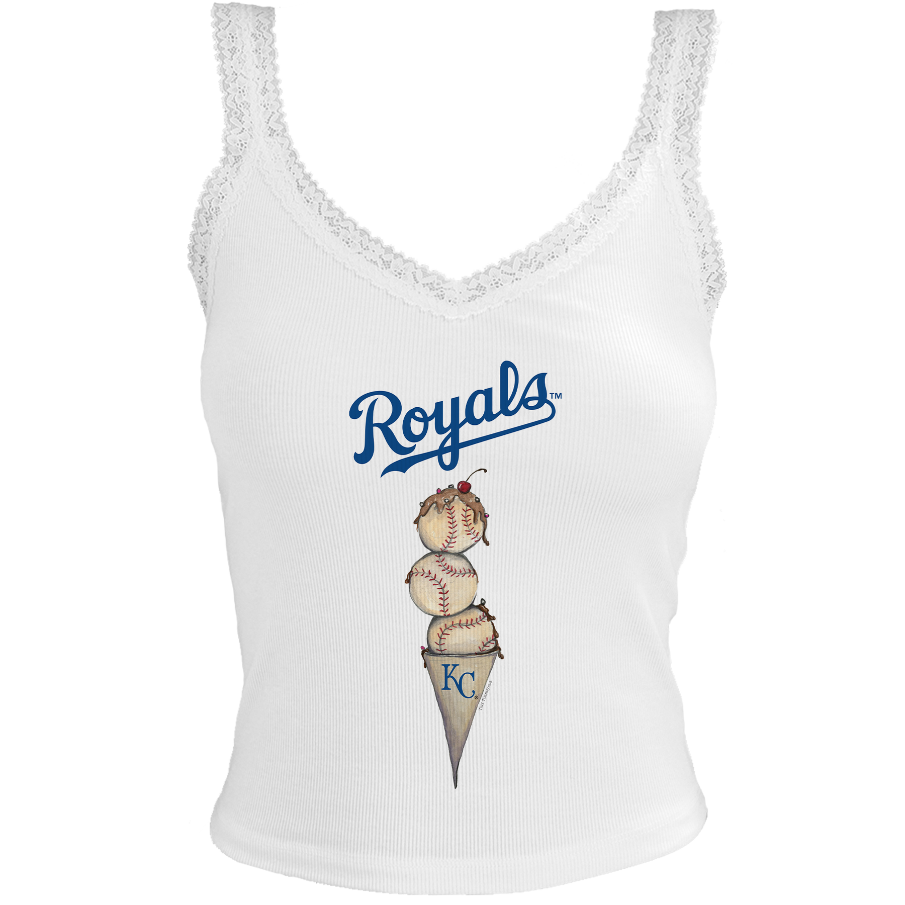 Kansas City Royals Triple Scoop Lace Tank