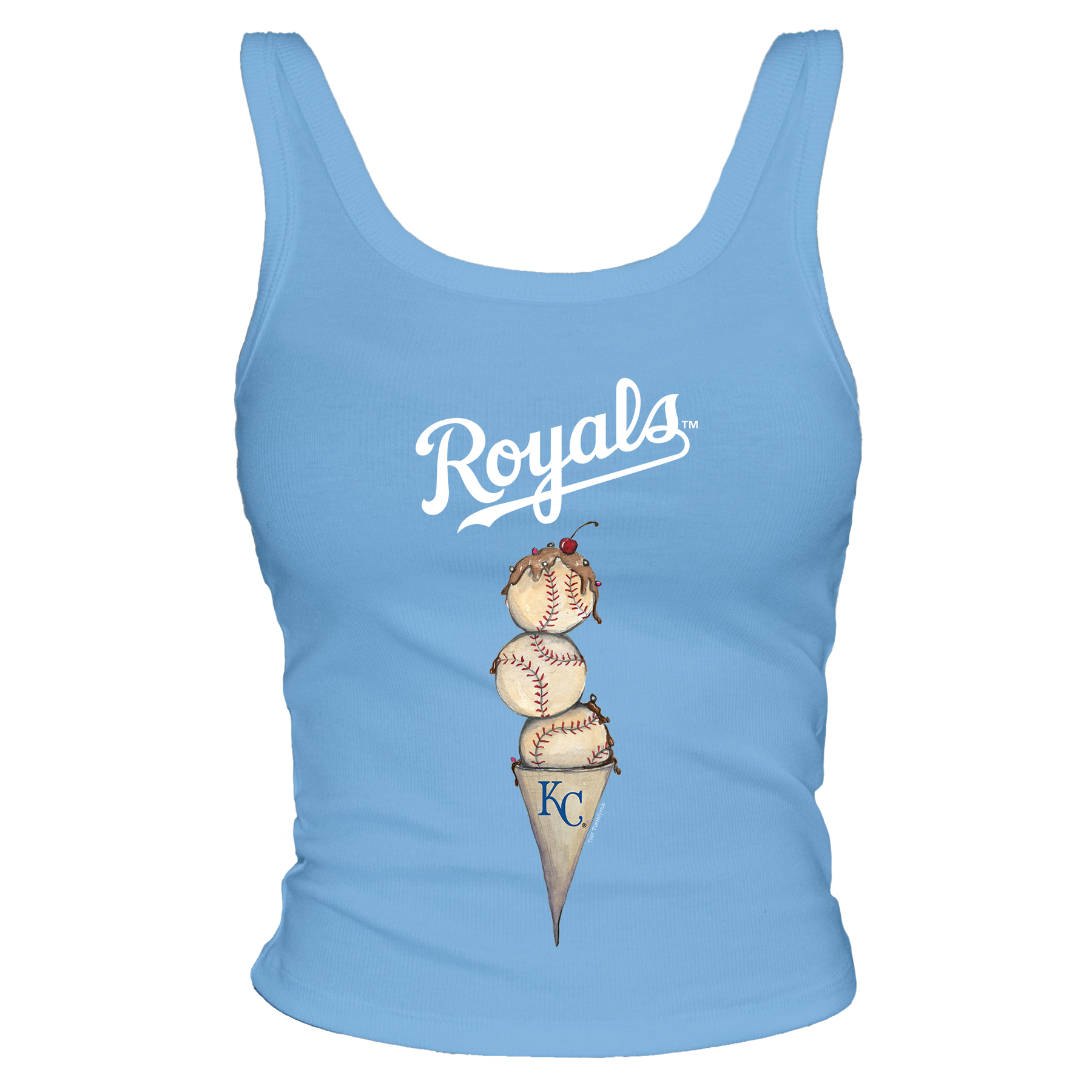 Kansas City Royals Triple Scoop Ribbed Tank