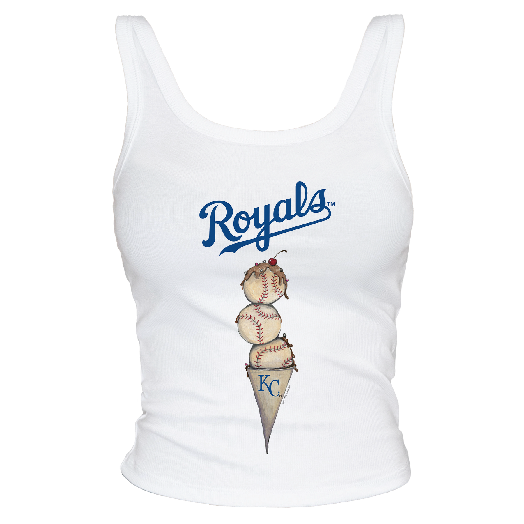Kansas City Royals Triple Scoop Ribbed Tank