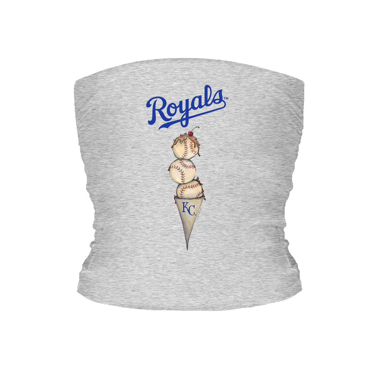 Kansas City Royals Triple Scoop Tube Top - Tiny Turnip