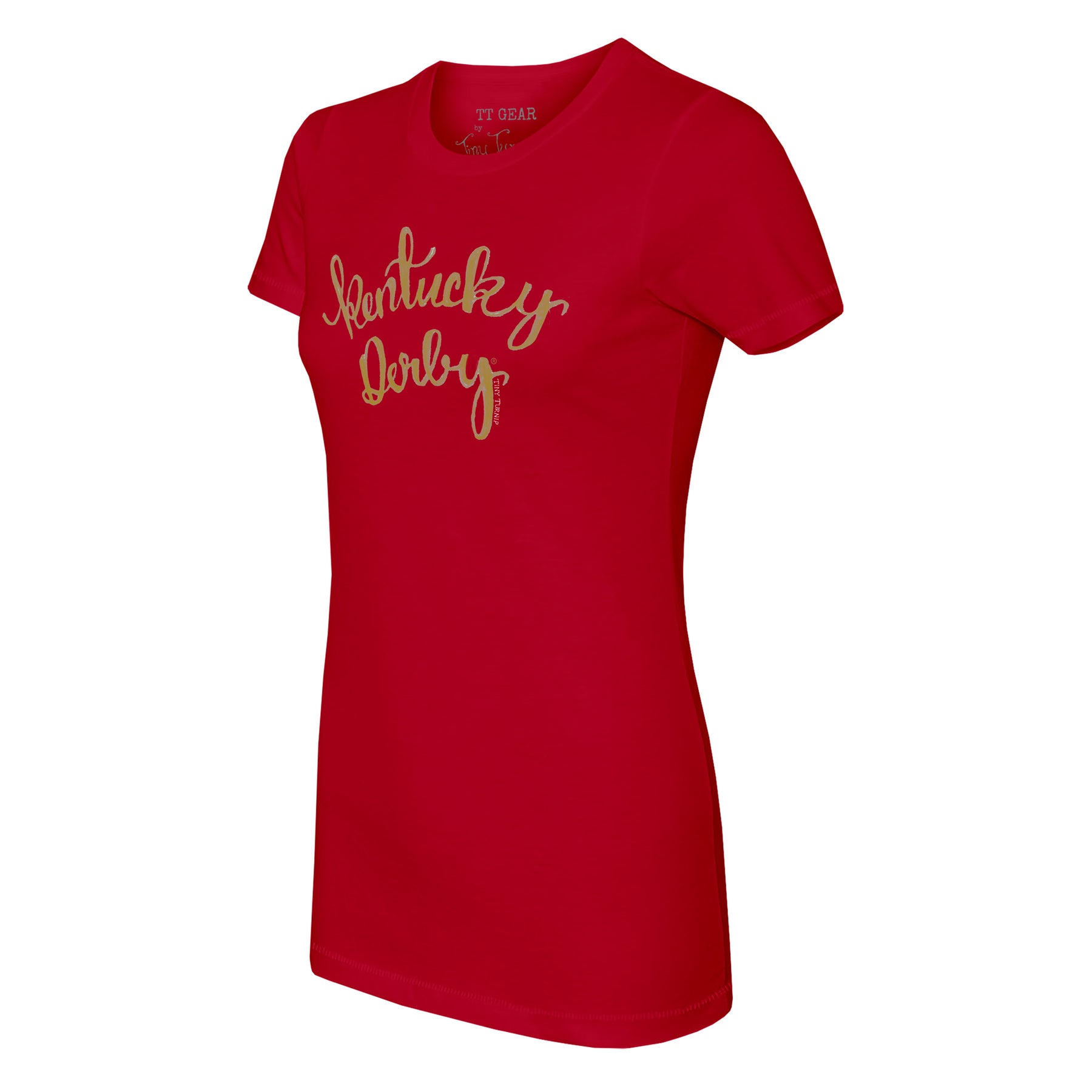 Kentucky Derby 2024 Gold Script Tee Shirt