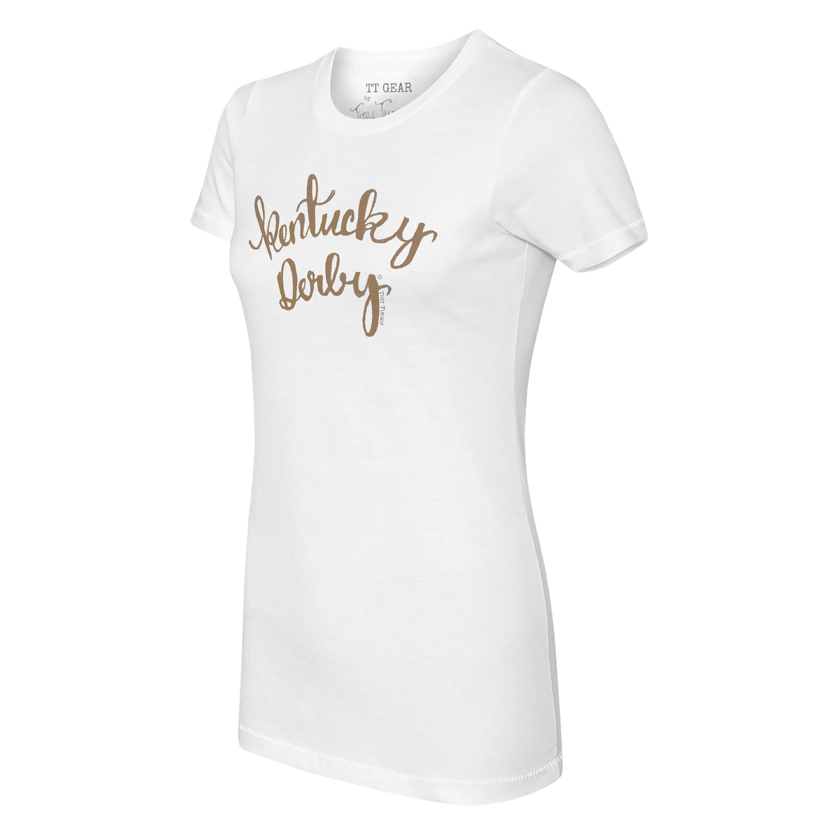 Kentucky Derby 2024 Gold Script Tee Shirt