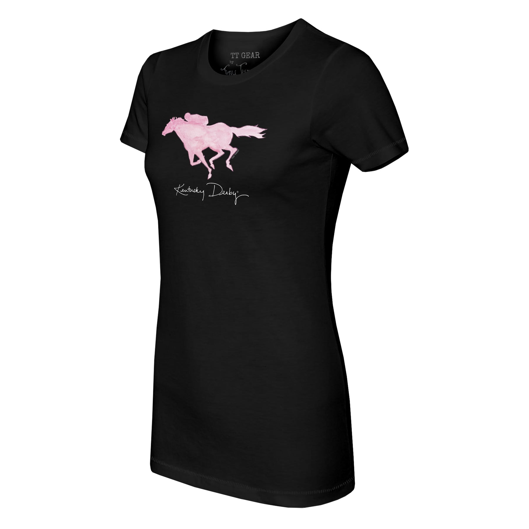 Kentucky Derby 2024 Pink Silhouette Tee Shirt