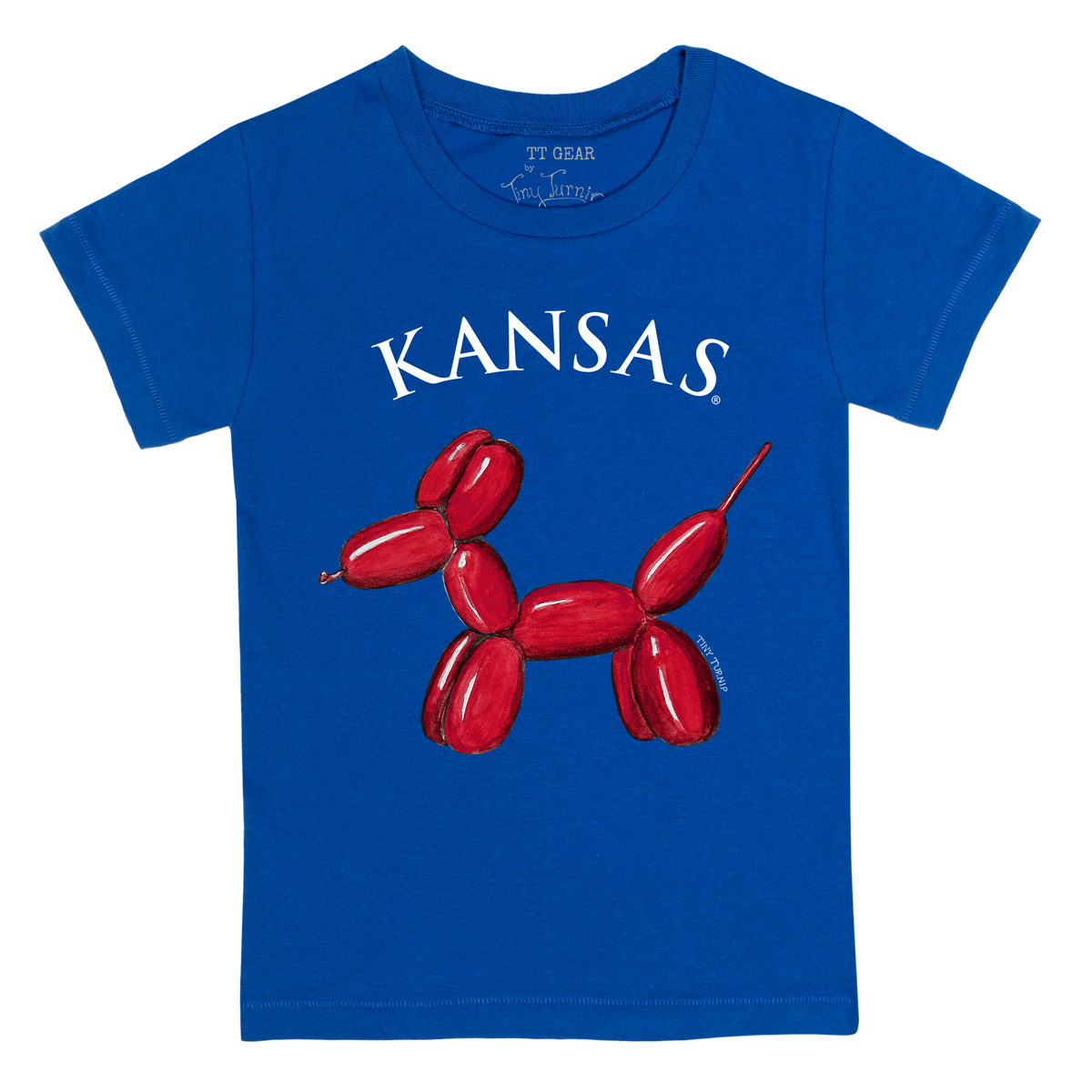 Kansas Jayhawks Balloon Dog Kid's Tee Shirt