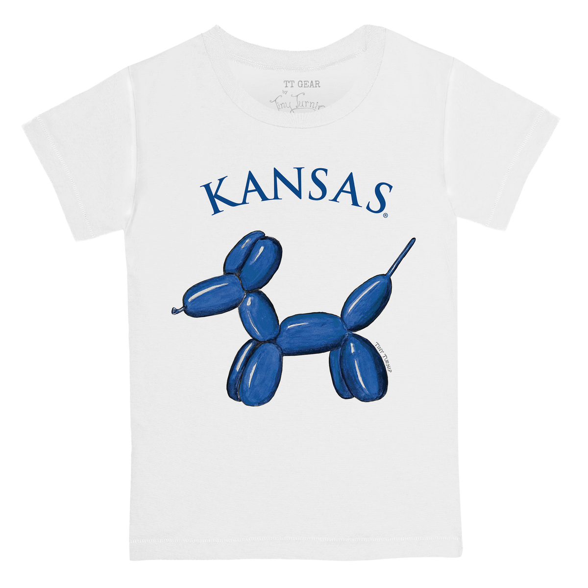 Kansas Jayhawks Balloon Dog Kid's Tee Shirt