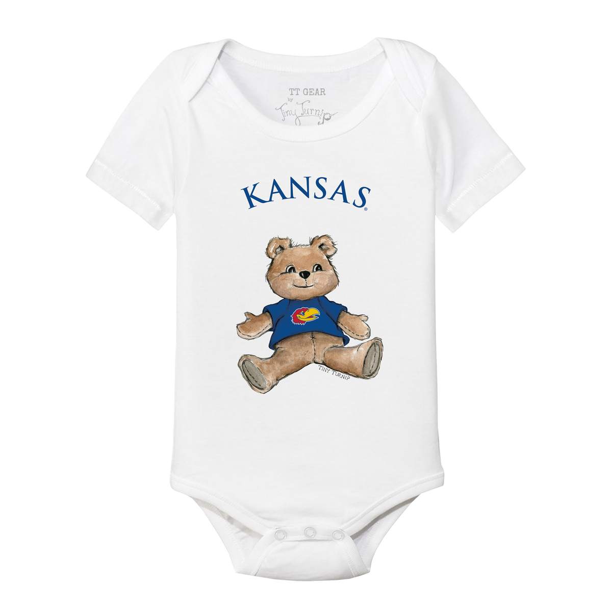 Kansas Jayhawks Teddy Short Sleeve Snapper