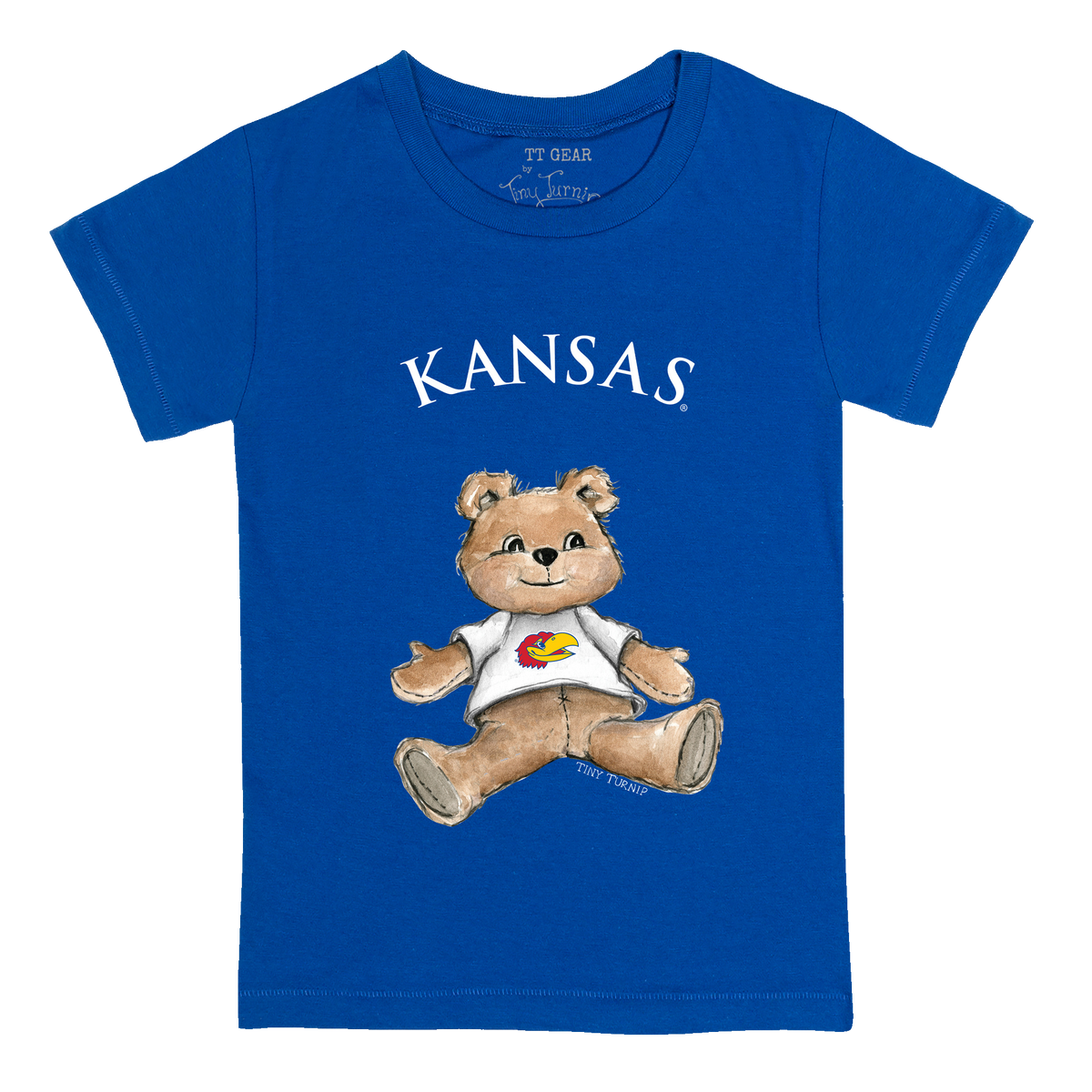 Kansas Jayhawks Teddy Kid's Tee Shirt