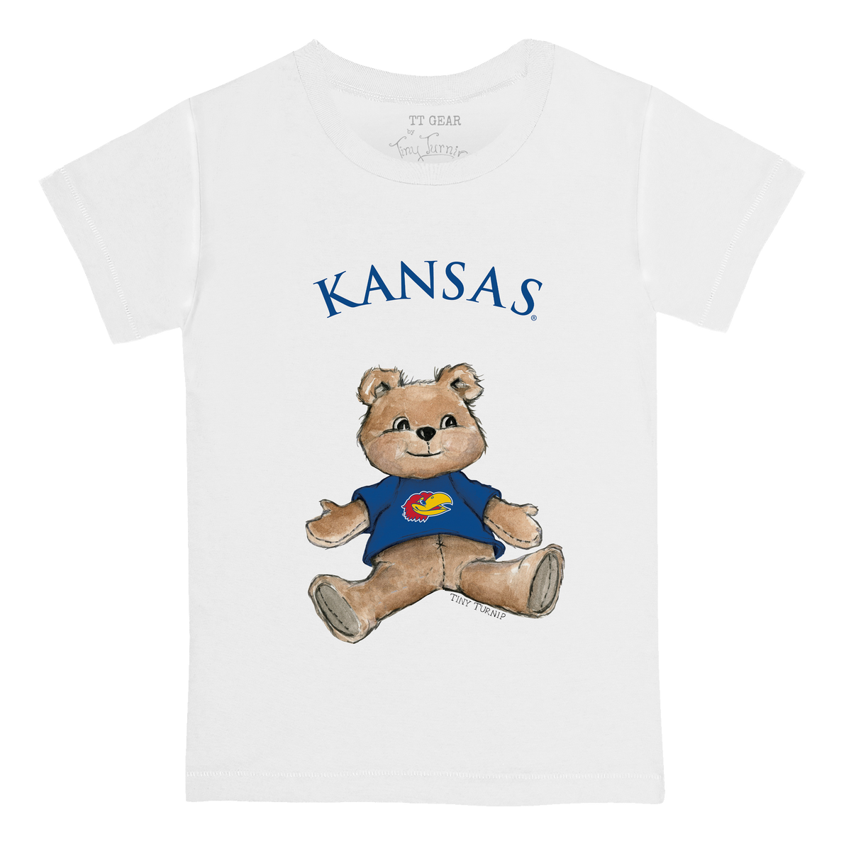 Kansas Jayhawks Teddy Kid's Tee Shirt