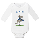 Kansas Jayhawks TT Rex Long-Sleeve Snapper