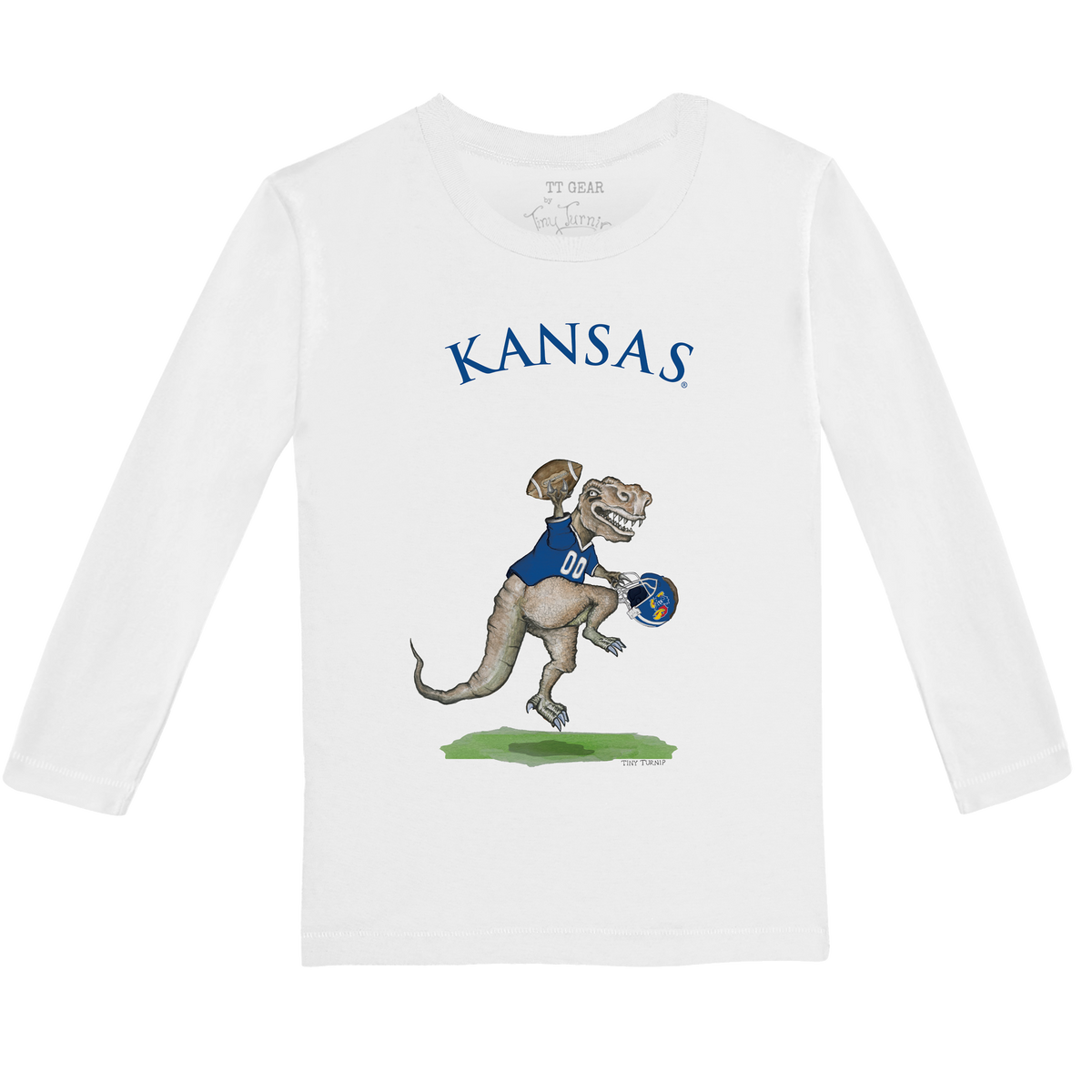 Kansas Jayhawks TT Rex Long-Sleeve Tee Shirt