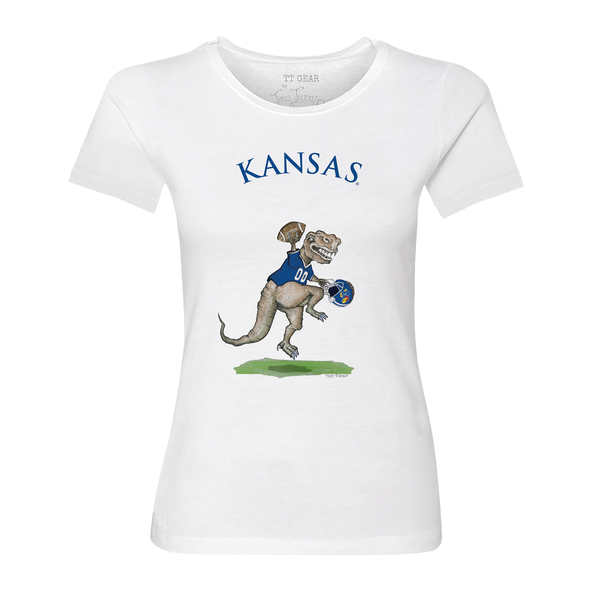 Kansas Jayhawks TT Rex Women's Tee Shirt