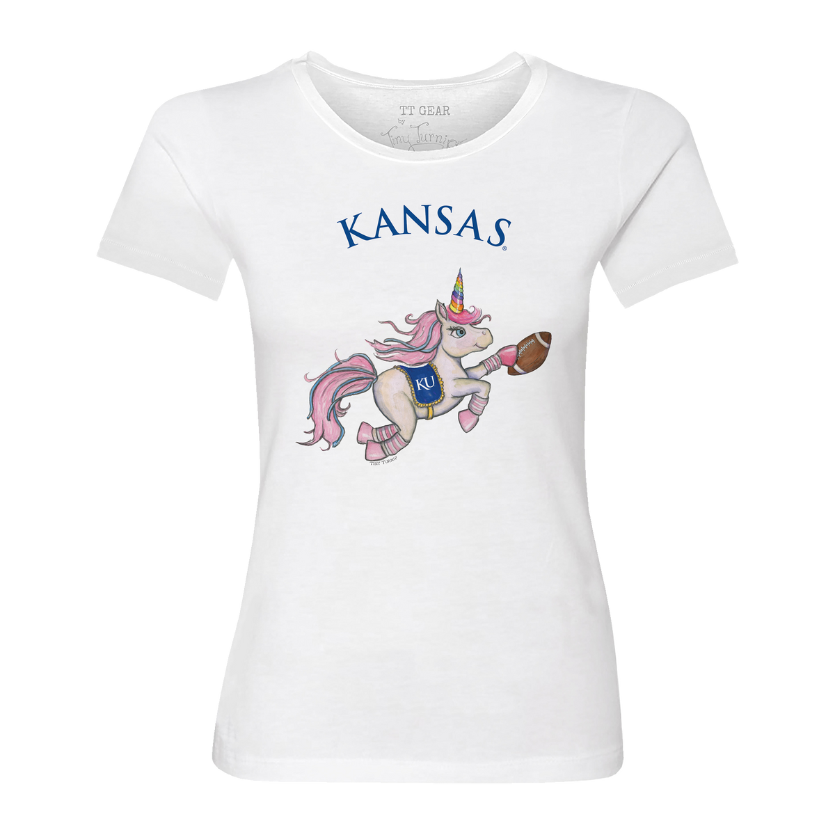 Kansas Jayhawks Unicorn Women's Tee Shirt