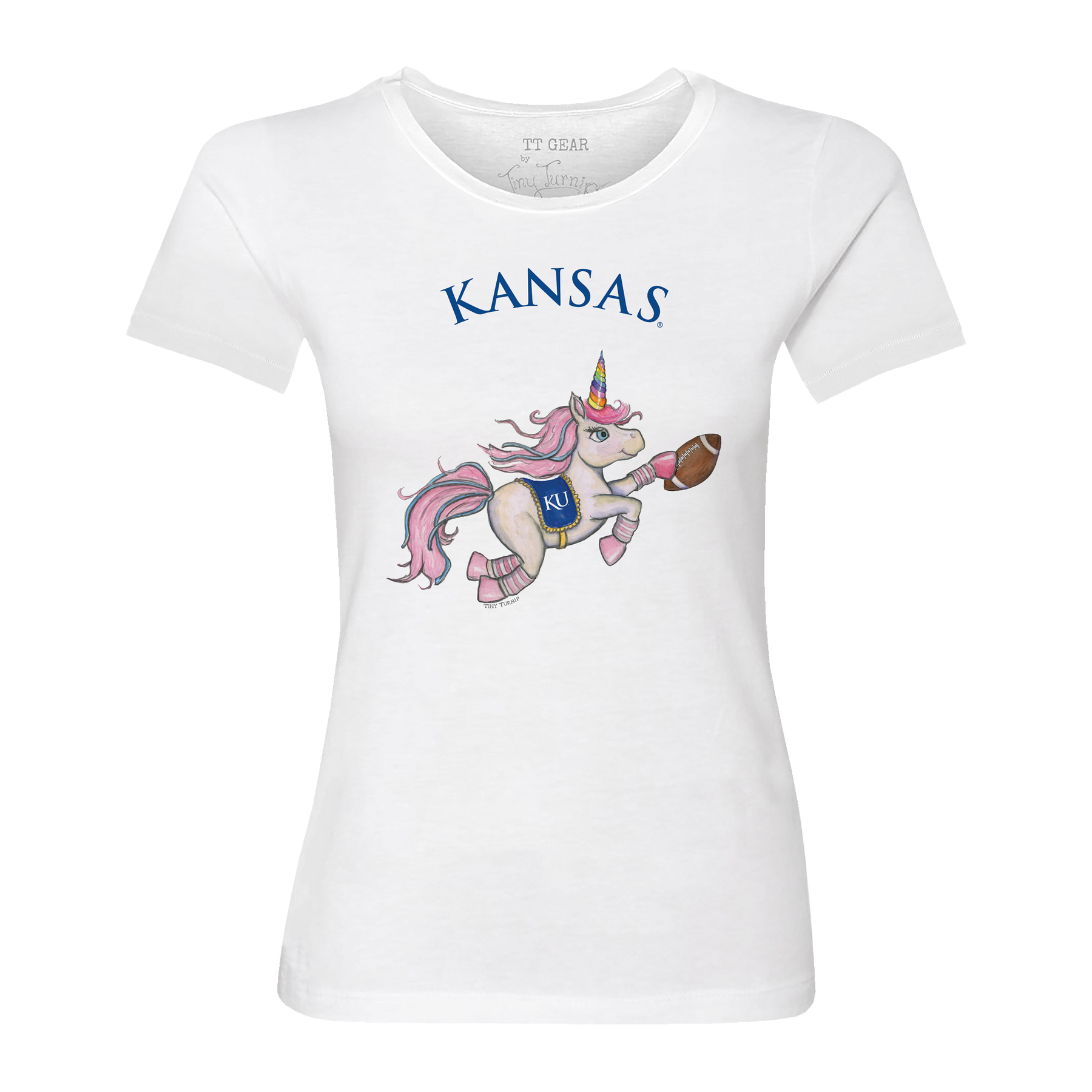 Kansas Jayhawks Unicorn Women's Tee Shirt