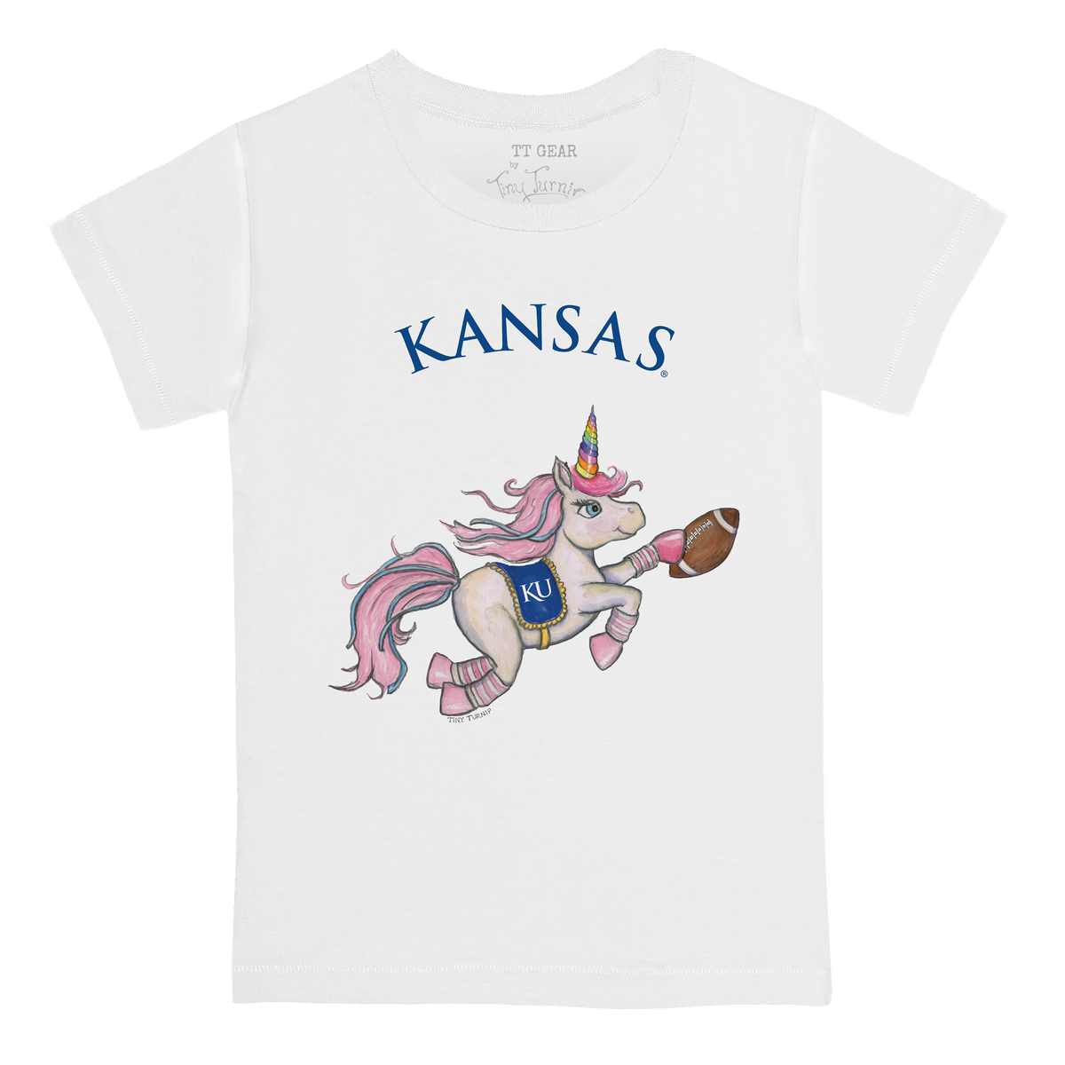 Kansas Jayhawks Unicorn Kid's Tee Shirt
