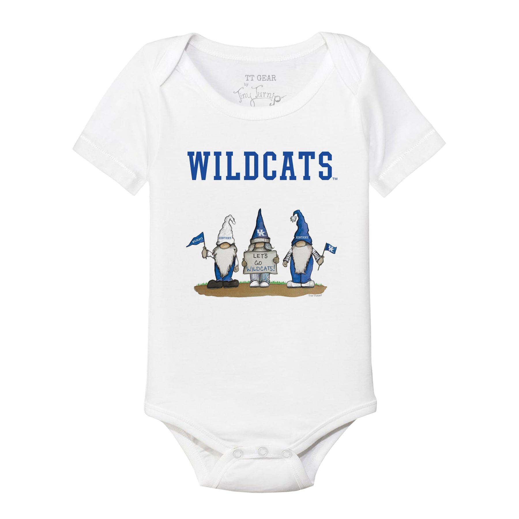 Kentucky Wildcats Gnomes Short Sleeve Snapper